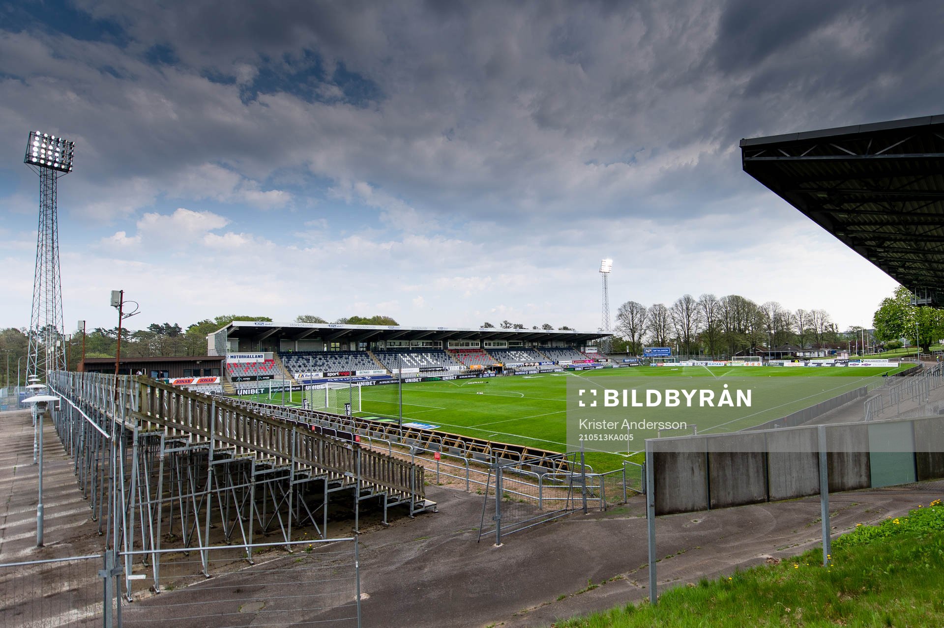 Örjans Vall före fotbollsmatchen i Allsvenskan mellan