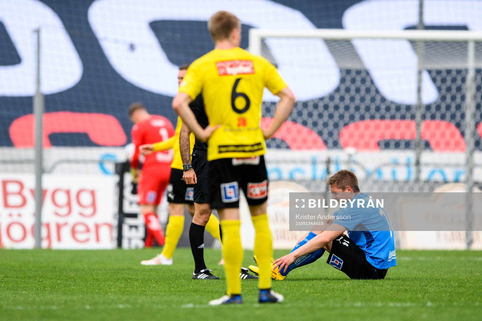 Halmstads Mikael Boman har ont