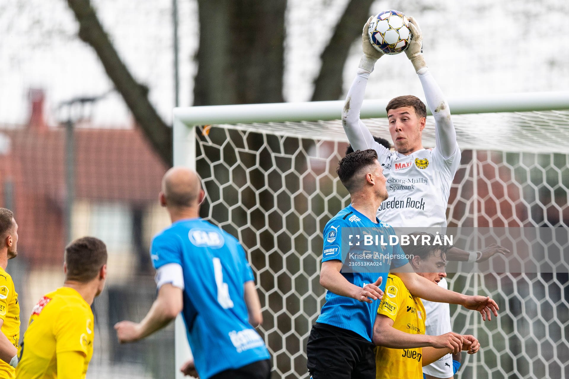 Mjällbys målvakt Samuel Brolin