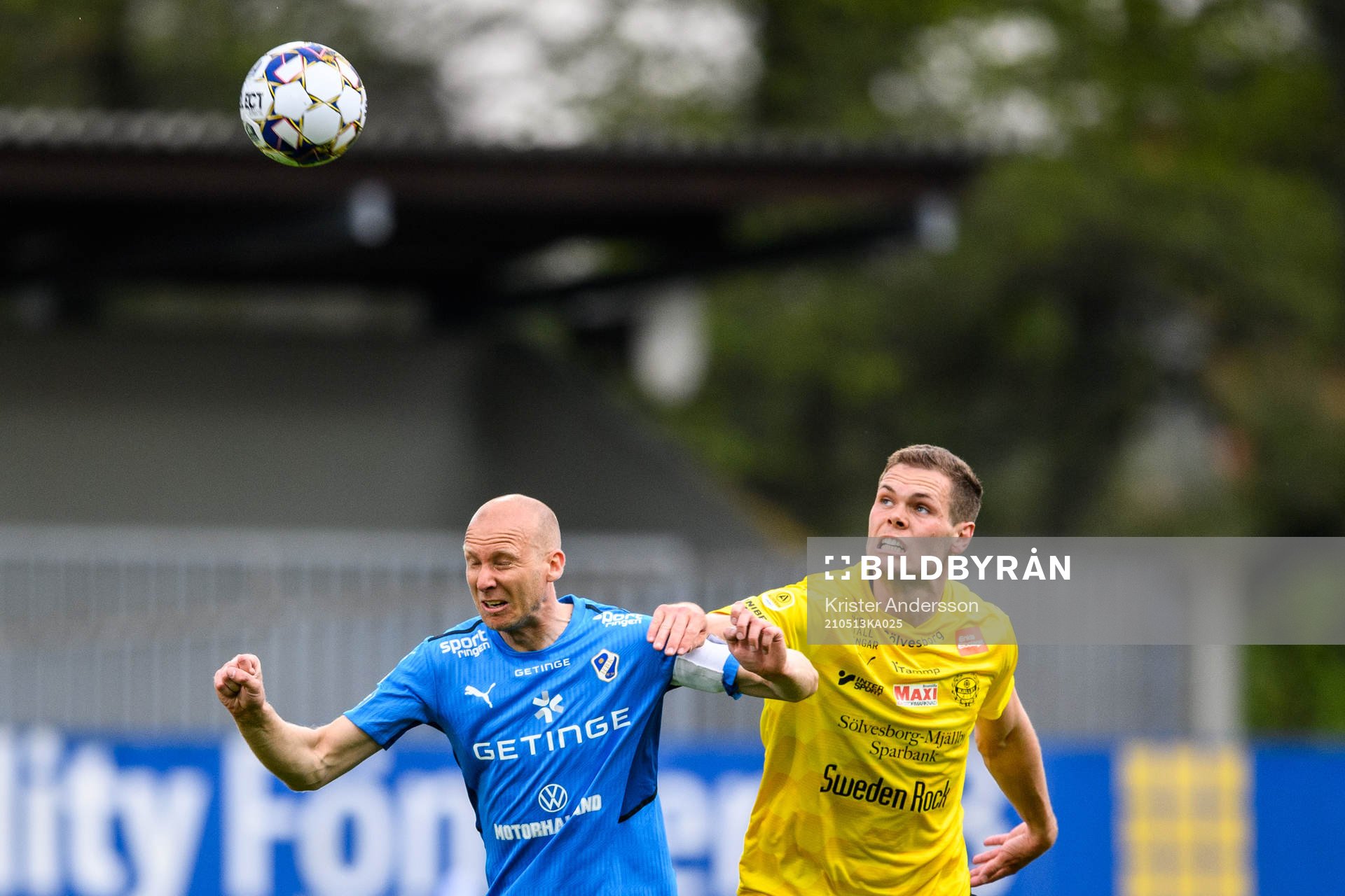 Halmstads Andreas Johansson och Mjällbys Jacob Bergström