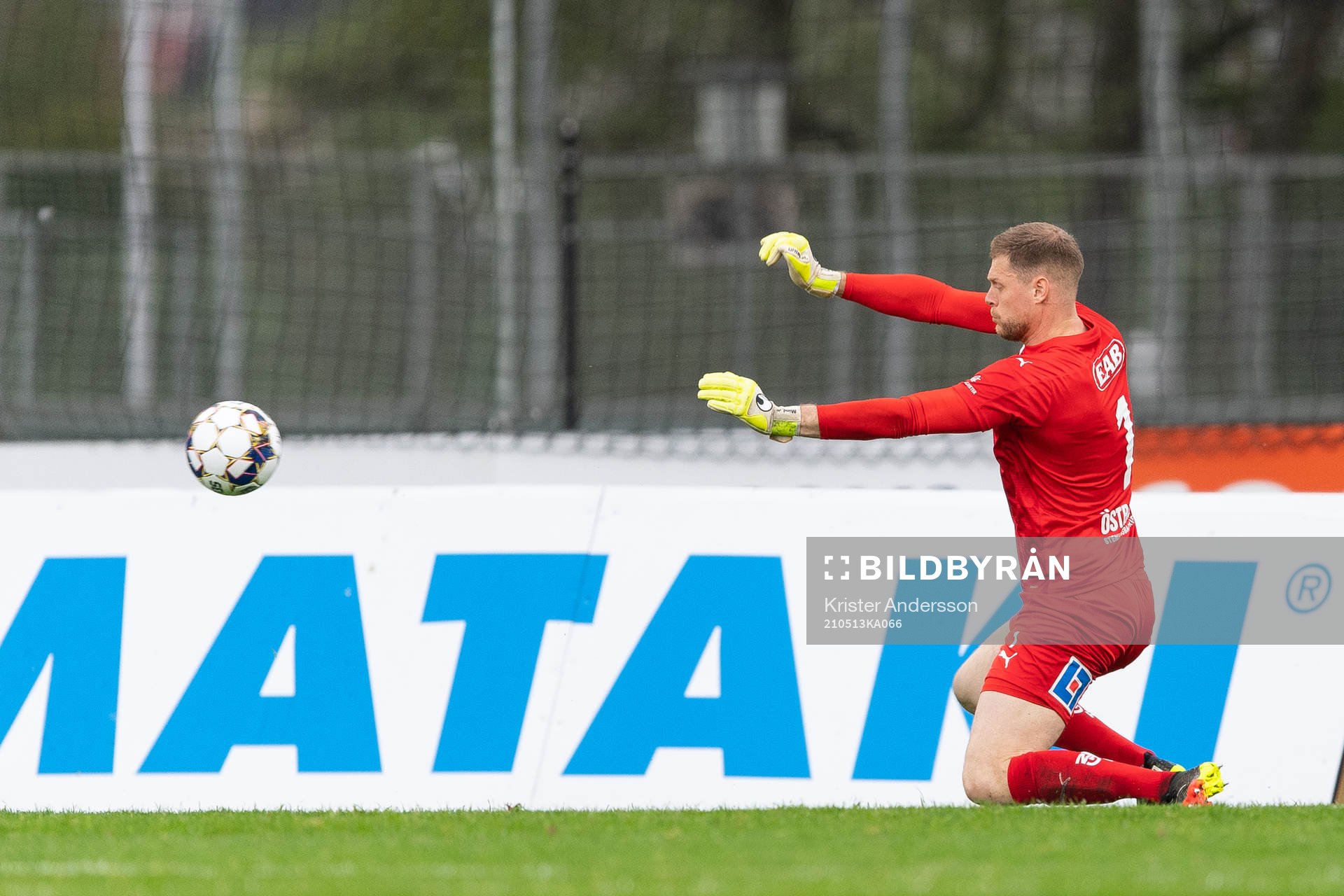 Halmstads målvakt Malkolm Nilsson Säfqvist