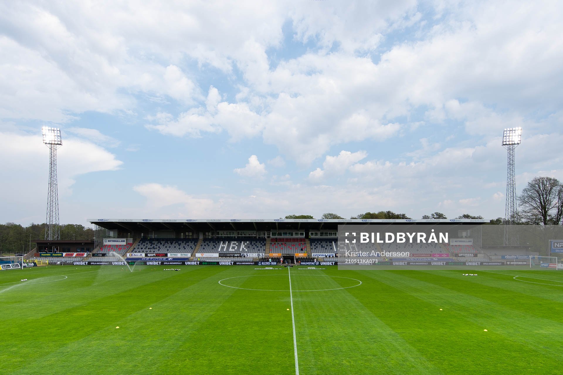 Örjans Vall före fotbollsmatchen i Allsvenskan mellan