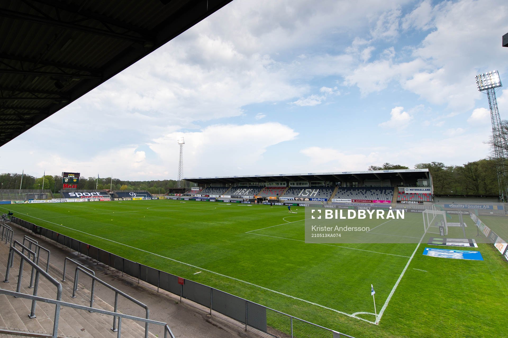 Örjans Vall före fotbollsmatchen i Allsvenskan mellan