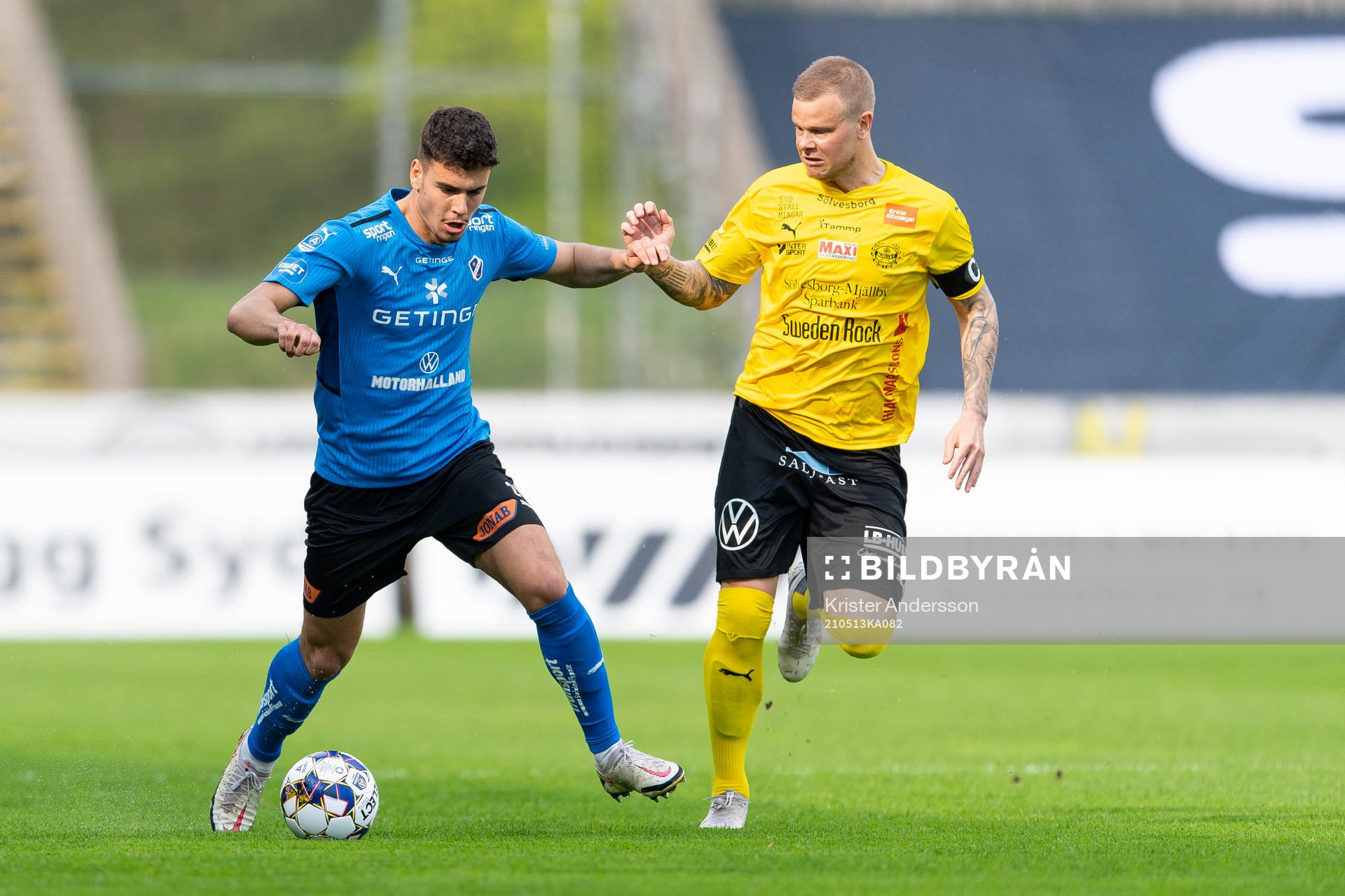 Halmstads Edvin Kurtulus och Mjällbys David Löfquist