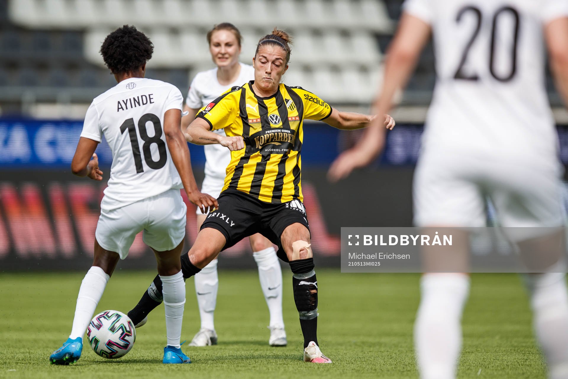 Eskilstunas Halimatu Ayinde och Häckens Filippa Angeldahl