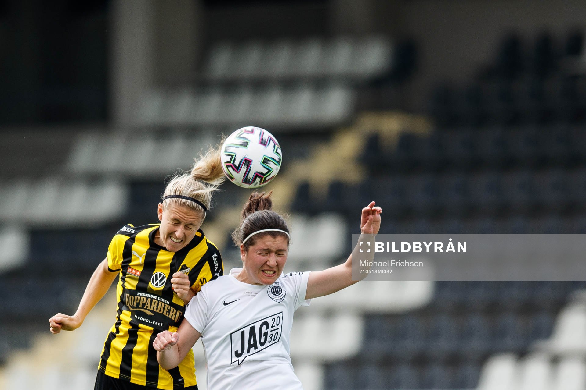 Häckens Emma Kullberg och Eskilstunas Loreta Kullashi