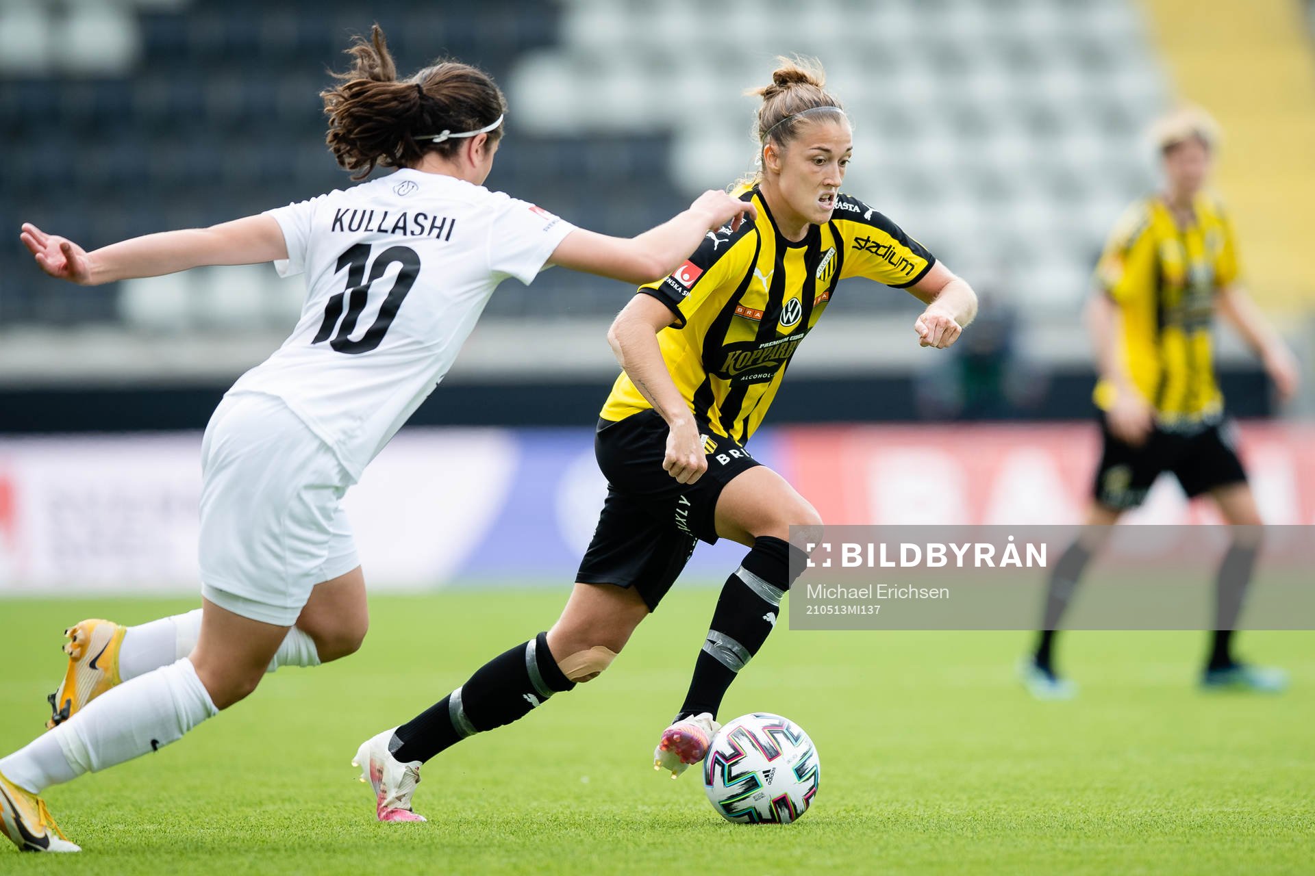 Eskilstunas Loreta Kullashi och Häckens Filippa Angeldahl