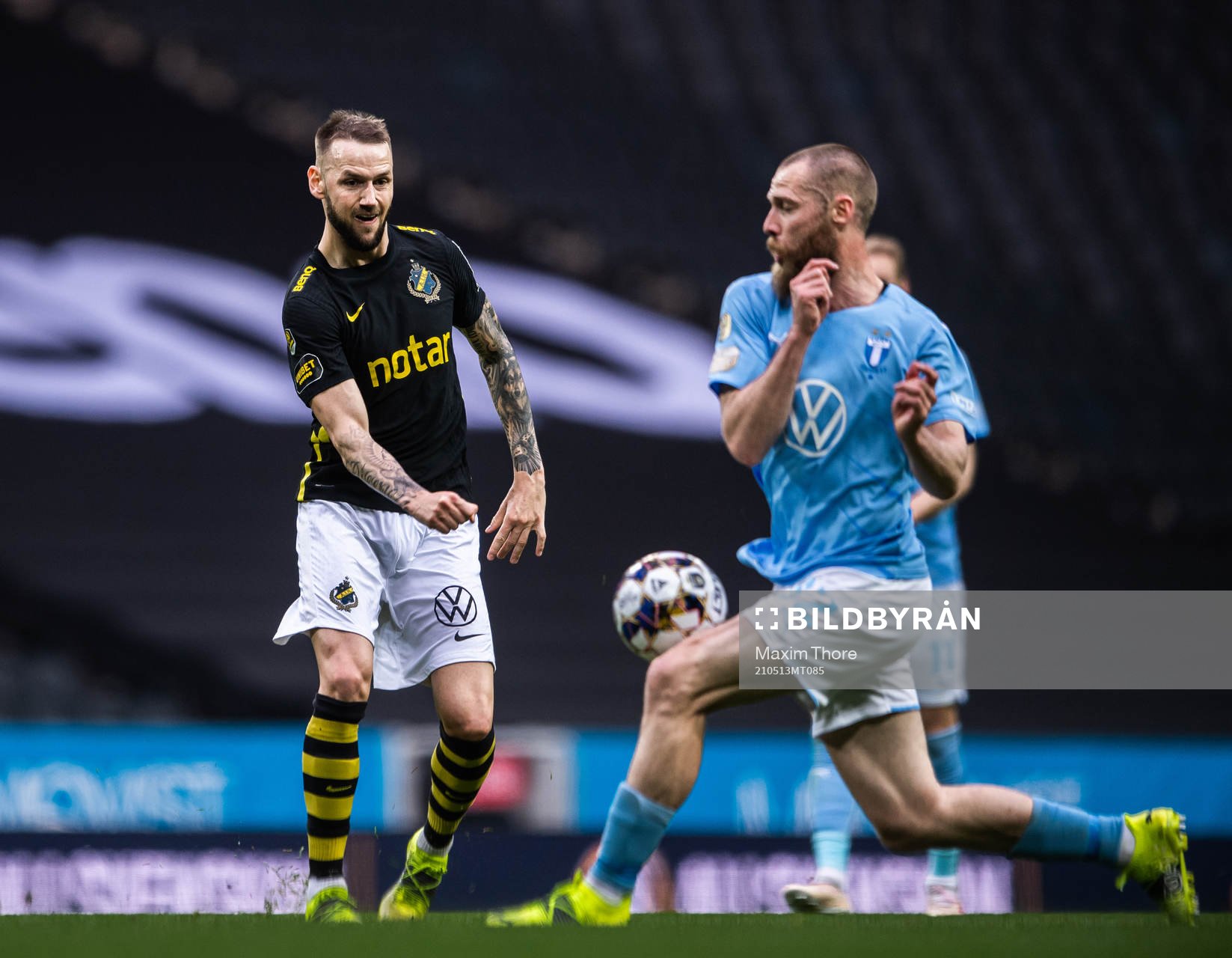 s Alexander Milosevic och Malmö FFs Jo Inge Berget
