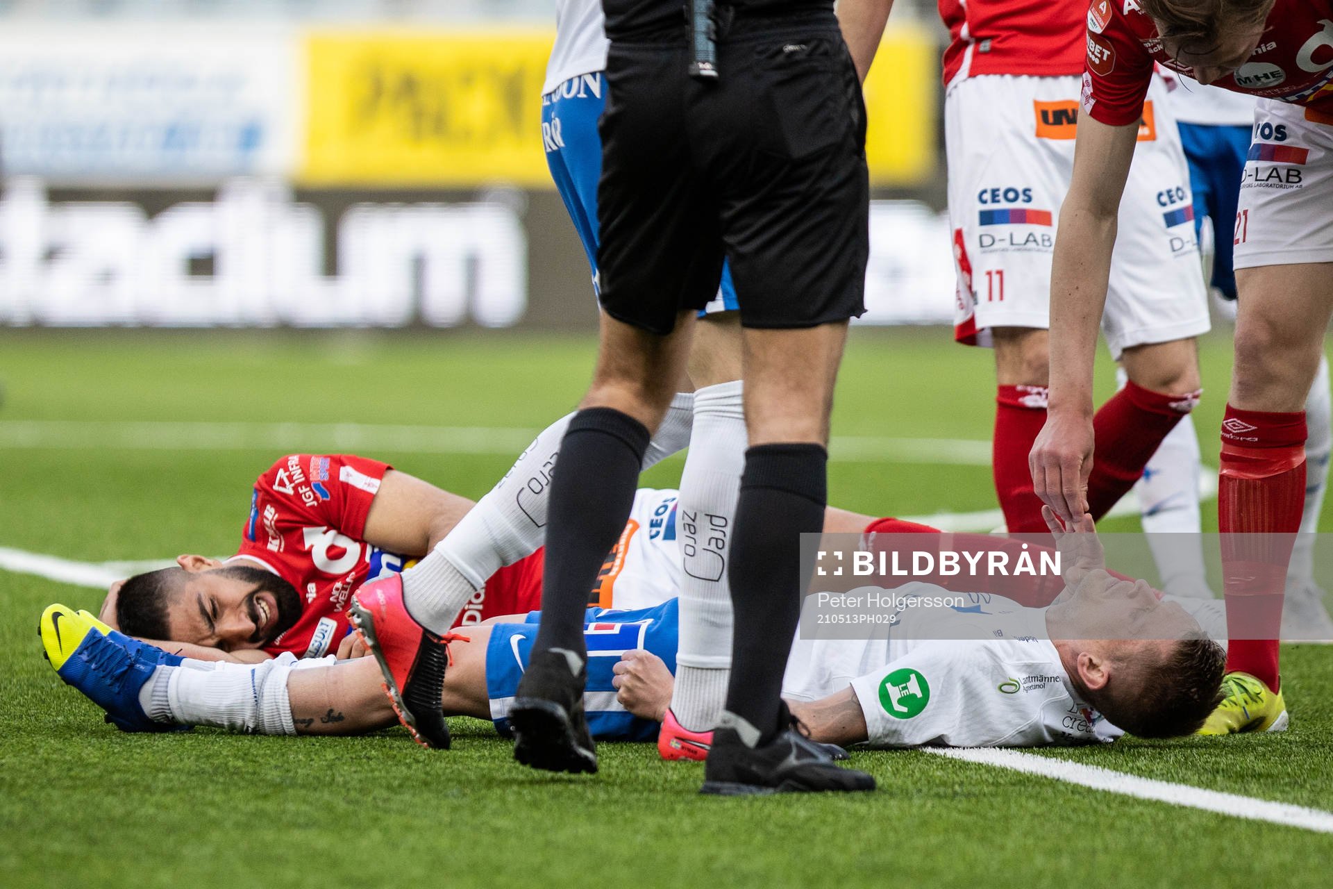 Degerfors Sean Sabetkar och IFK Norrköpings Ari Skúlason