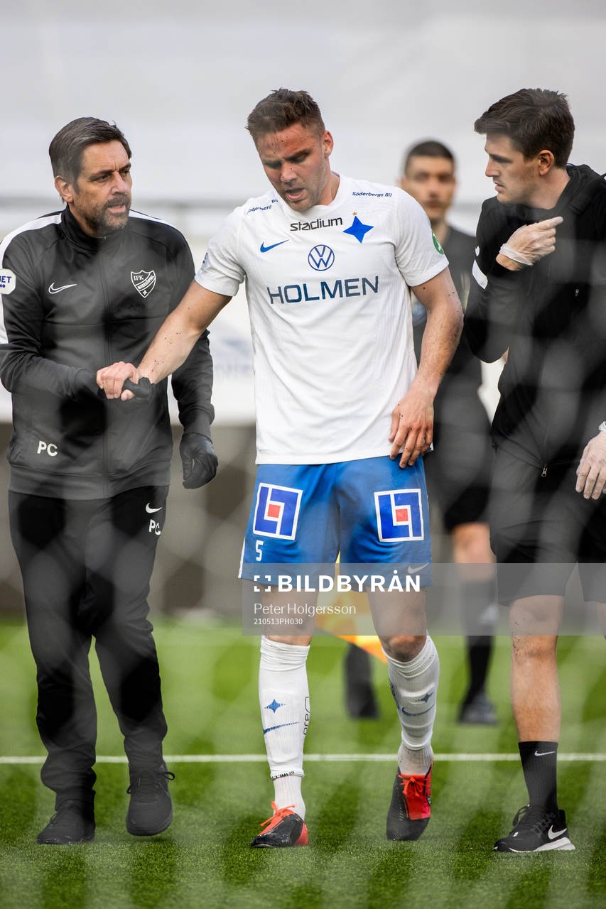 IFK Norrköpings Christoffer Nyman har ont