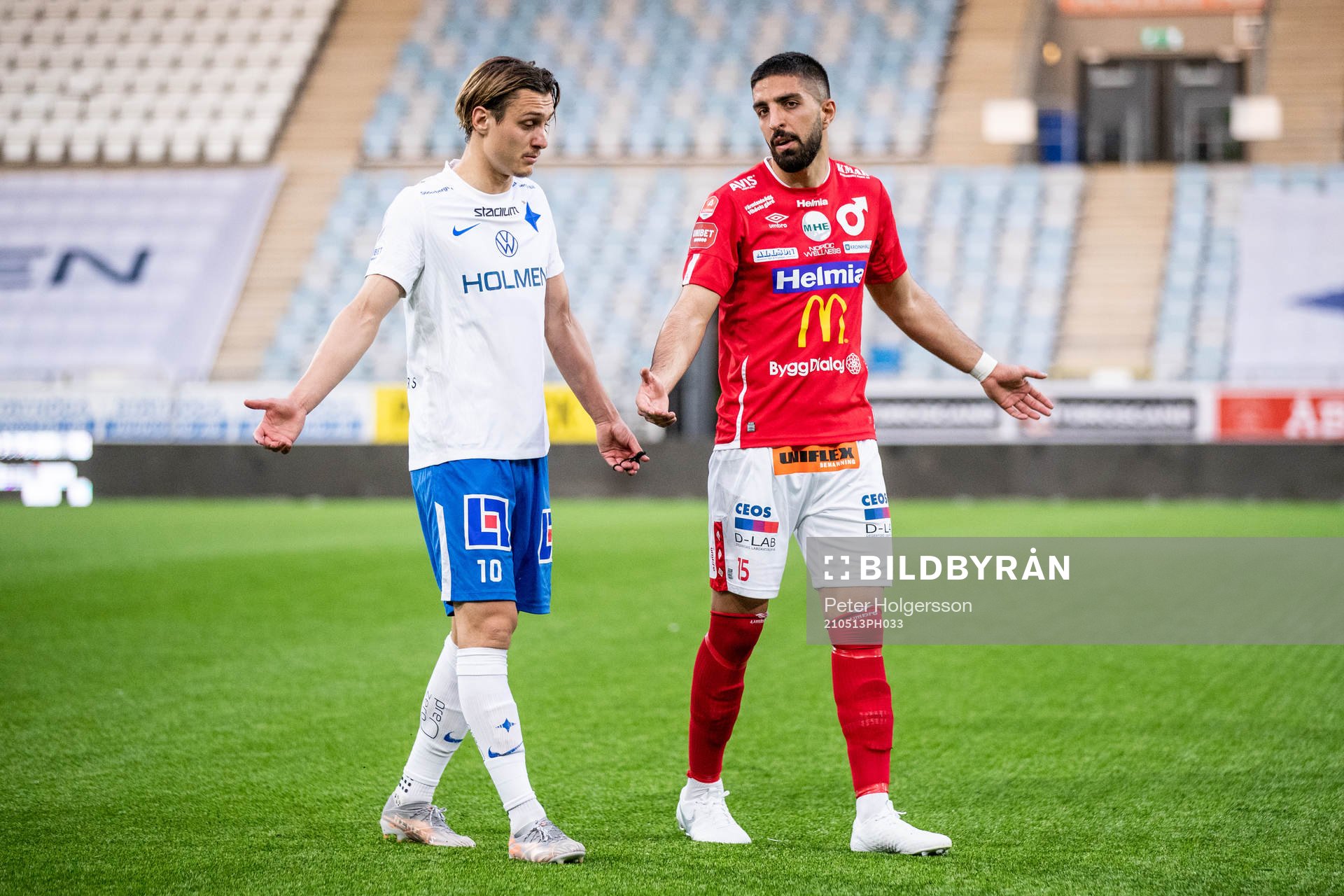 IFK Norrköpings Jonathan Levi och Degerfors Sean Sabetkar