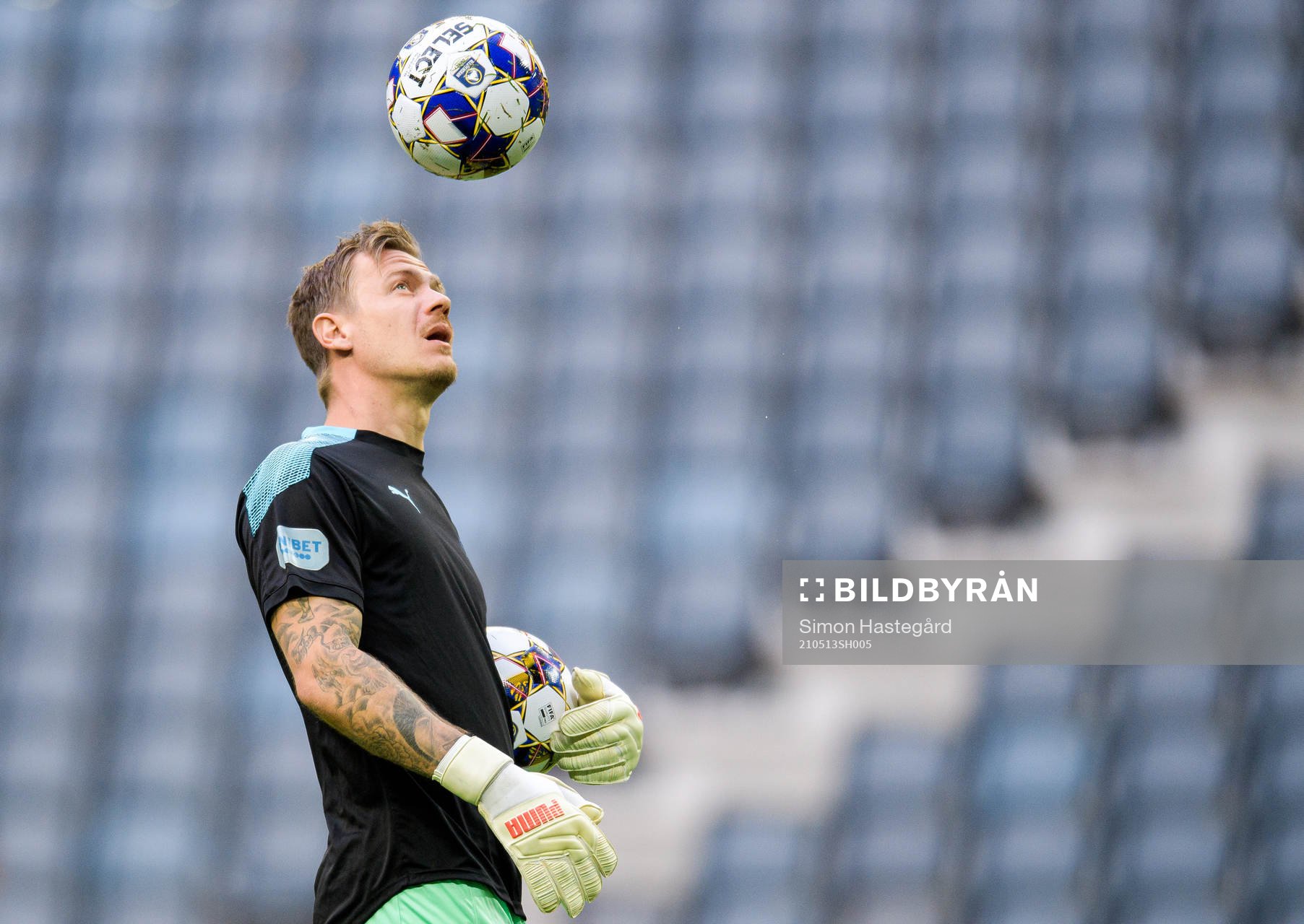 Malmö FFs målvakt Johan Dahlin