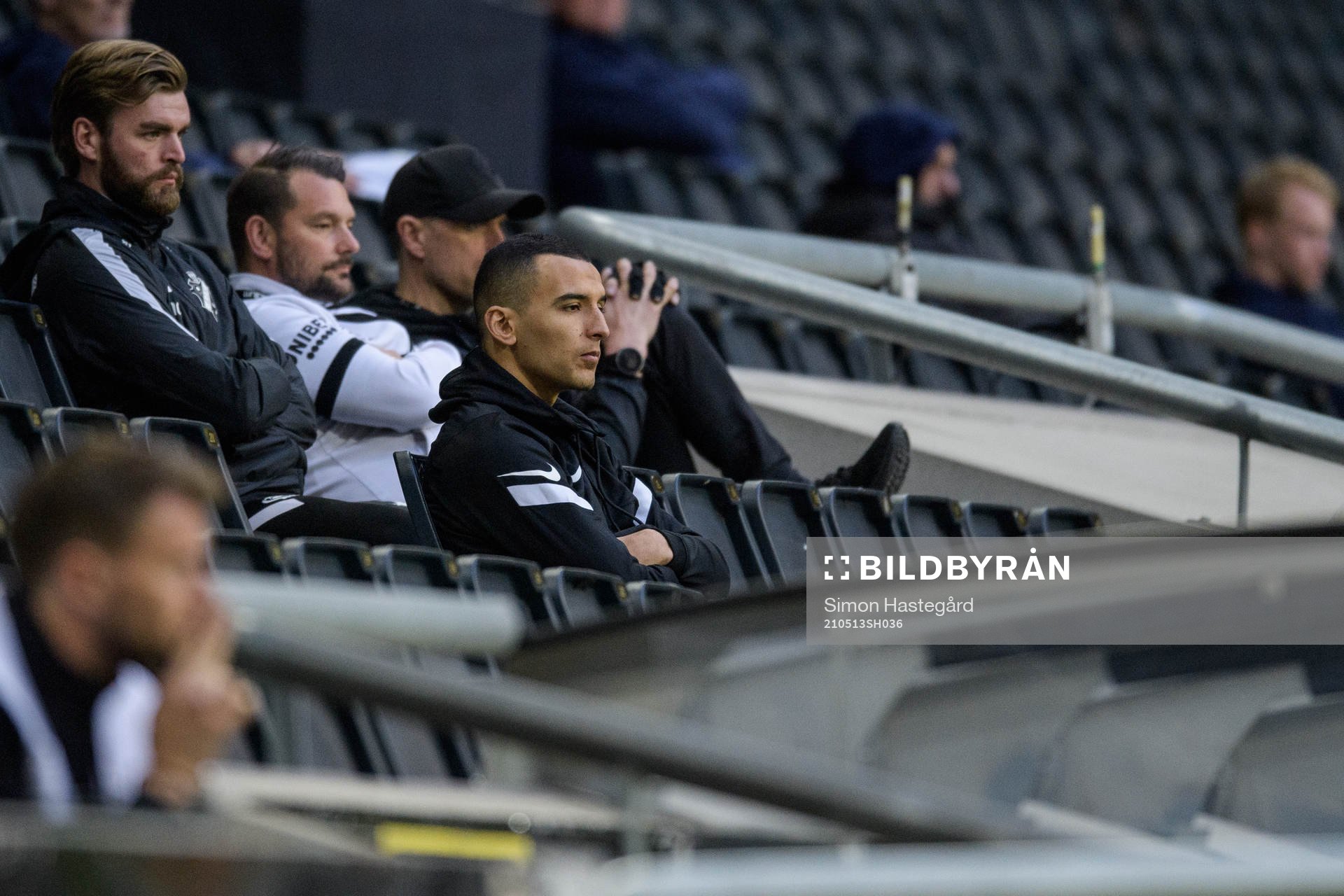 s Nabil Bahoui på läktaren