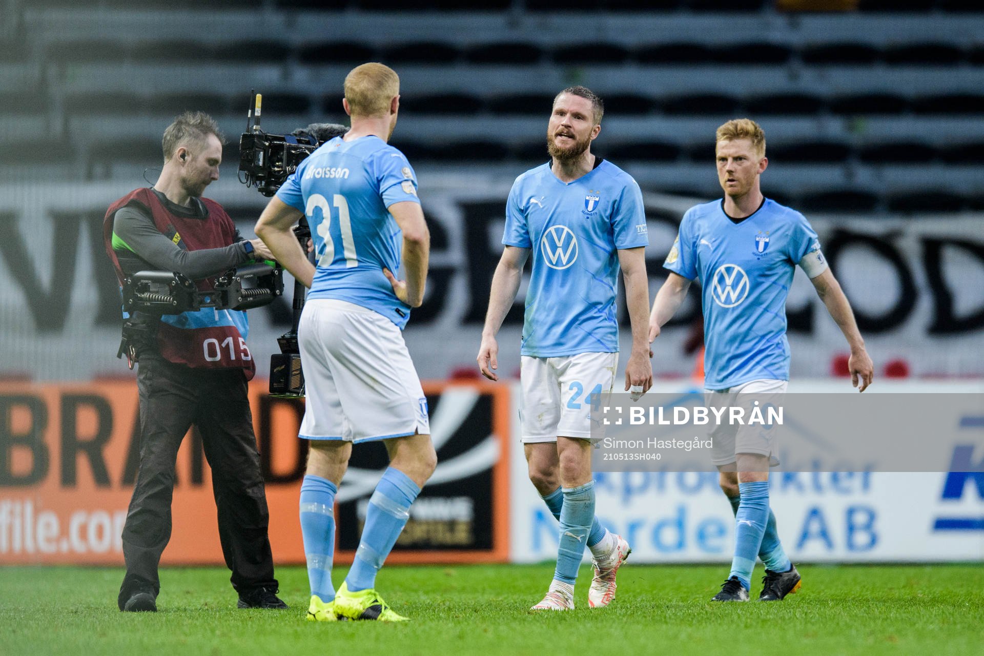 Malmö FFs Lasse Nielsen och Anders Christiansen deppar