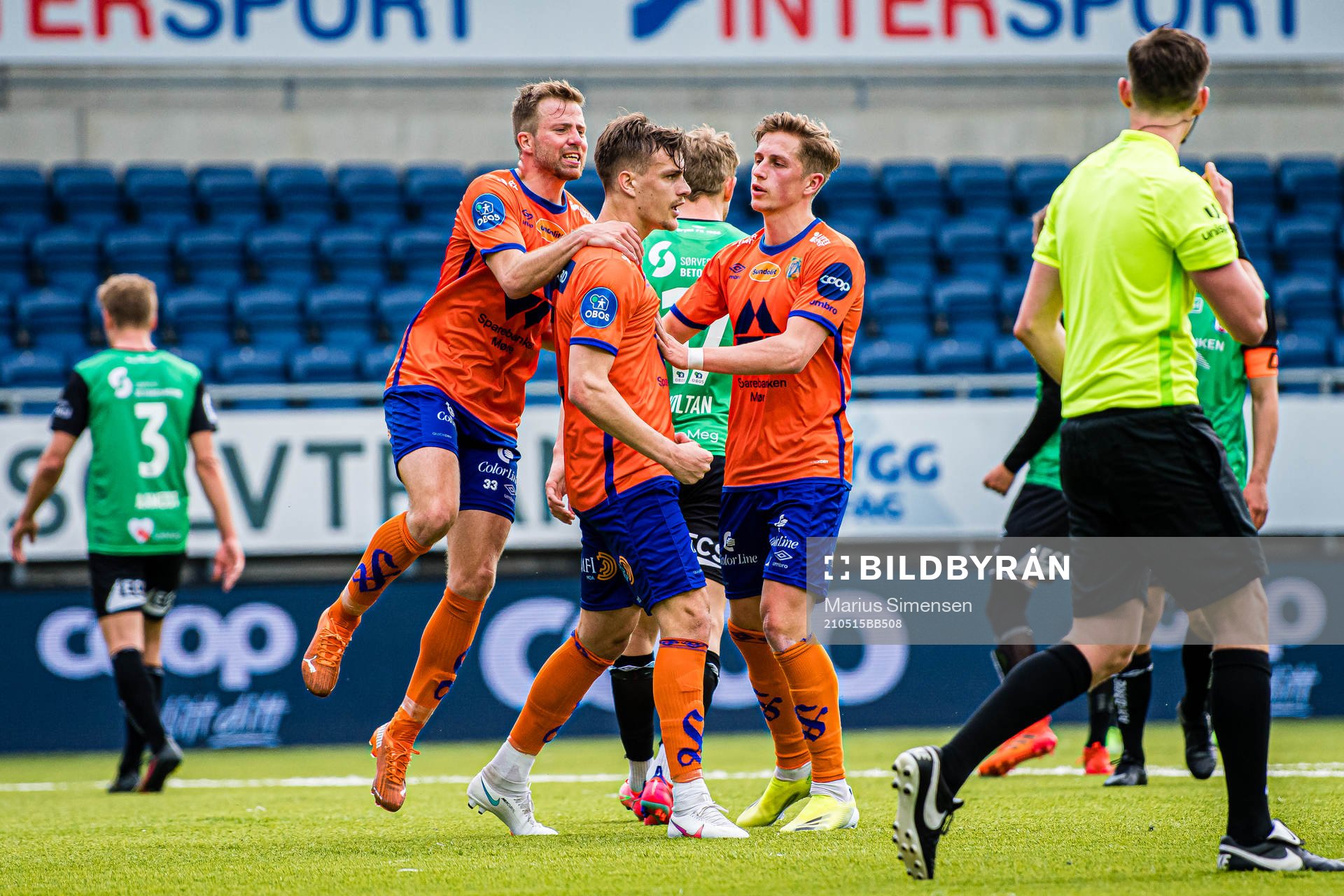 Sigurd Hauso Haugen of Aalesund celebrates
