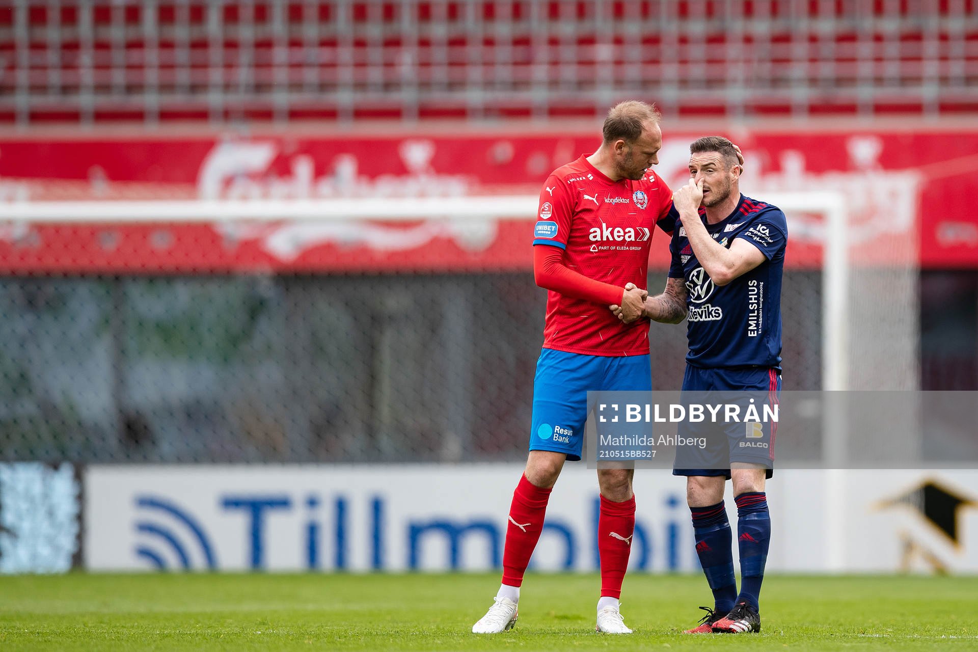 Helsingborgs Andreas Granqvist och Östers James Keene
