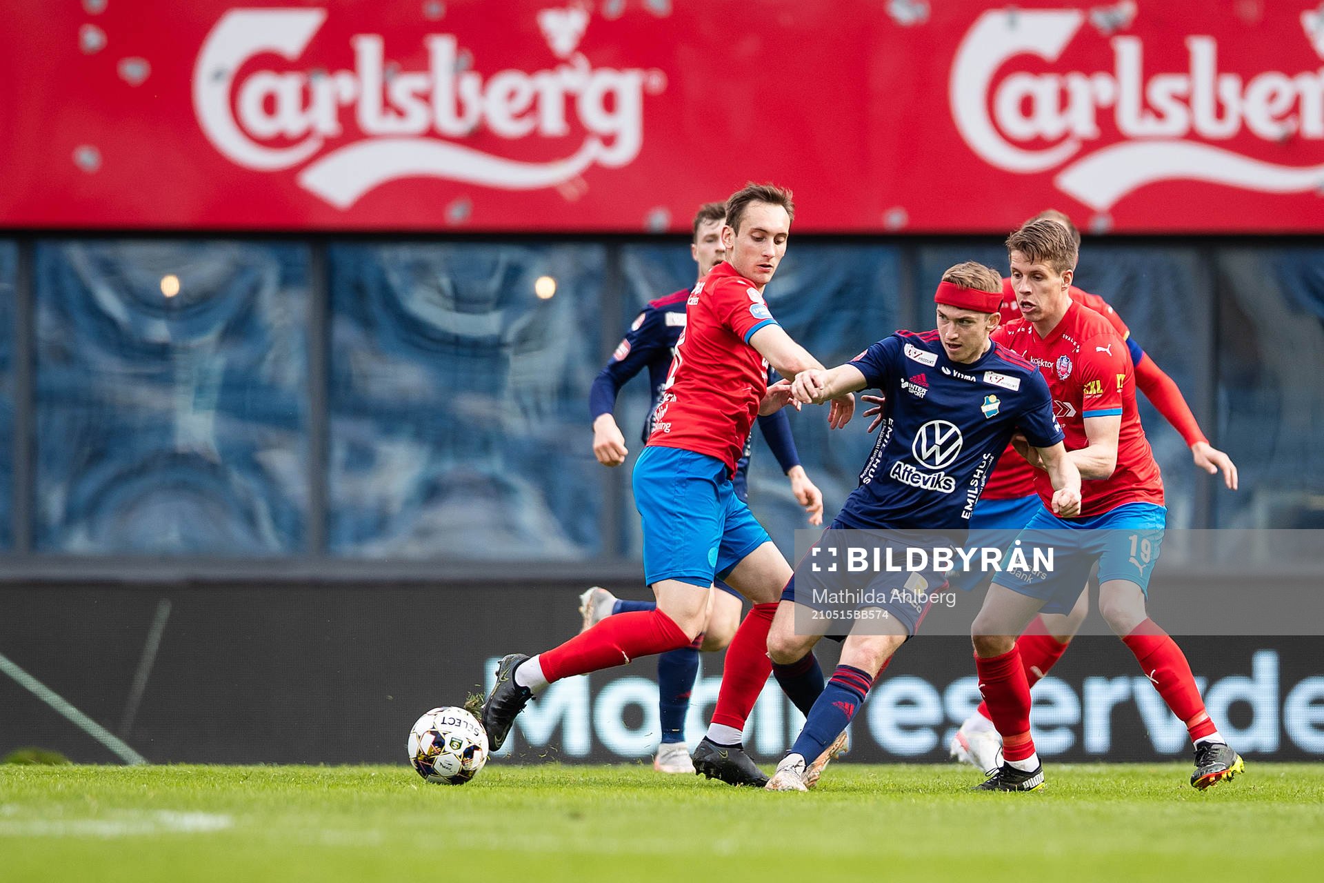 Helsingborgs Vladislav Kreida och Bödvar Bödvarsson mot