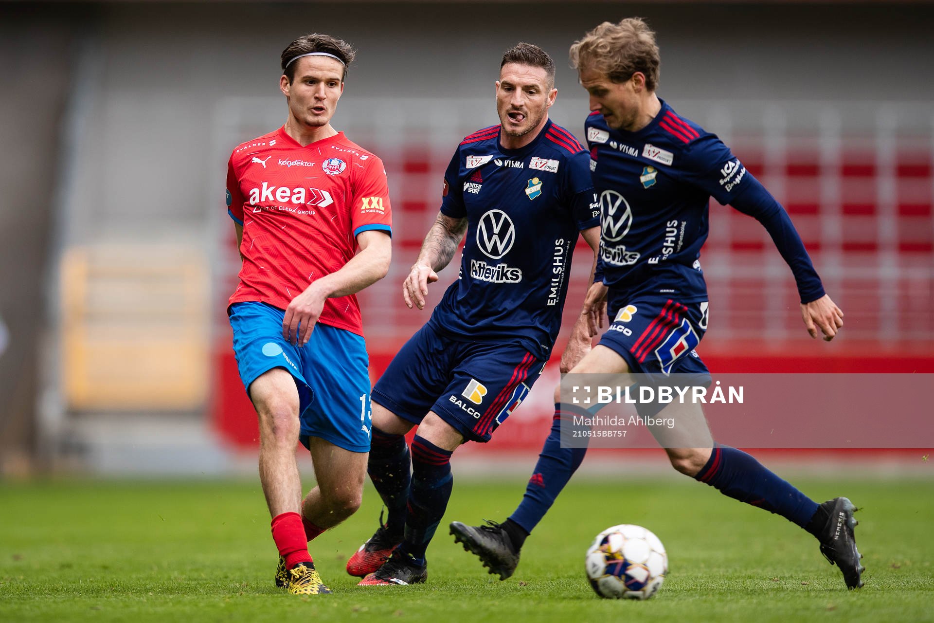 Helsingborgs Wilhelm Loeper och Östers James Keene och