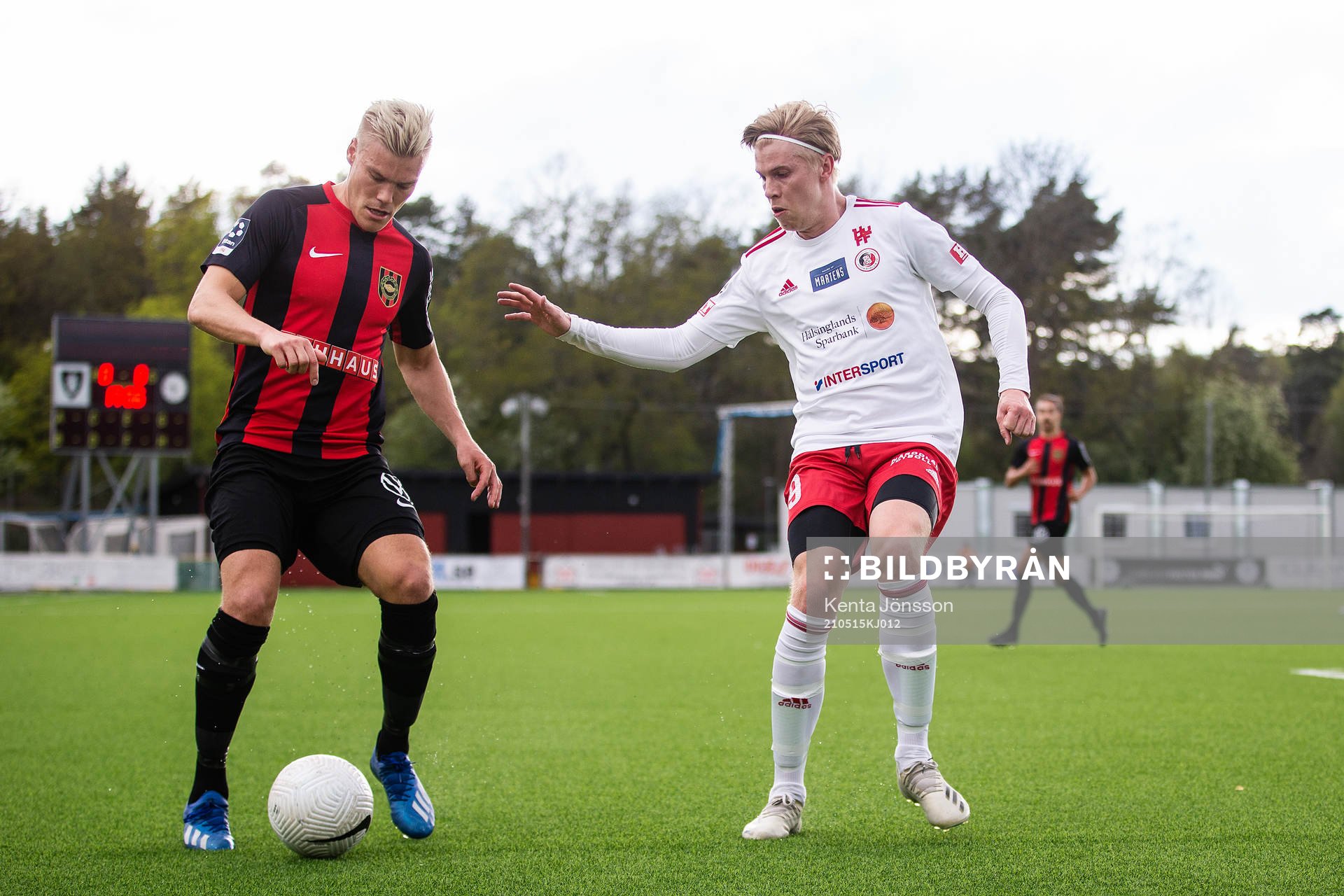 Brommapojkarnas Martin Falkeborn och Hudiksvalls
