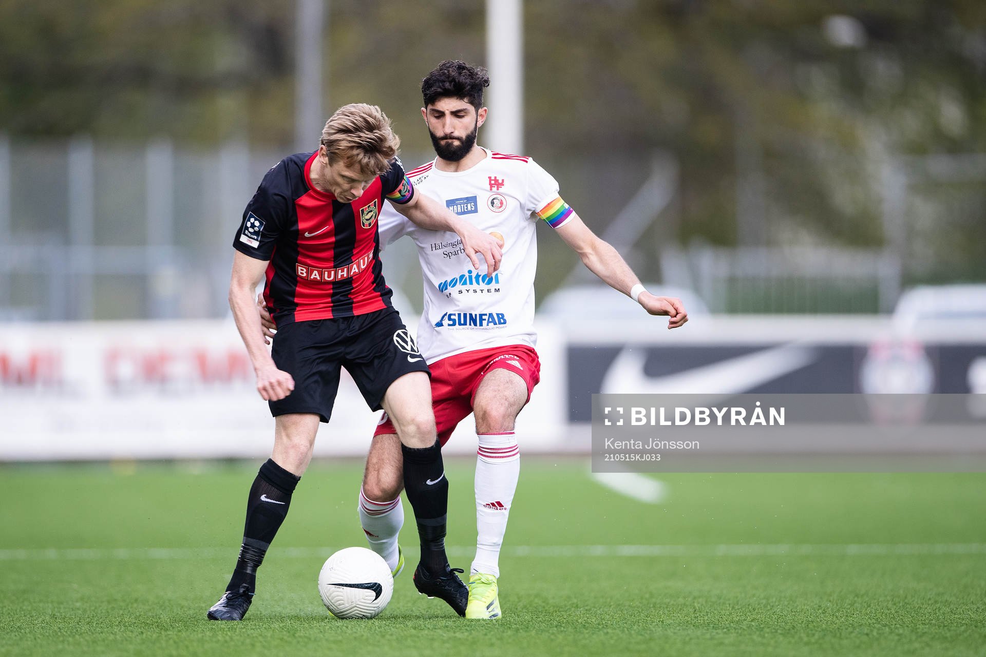 Brommapojkarnas Gustav Sandberg Magnusson och Hudiksvalls