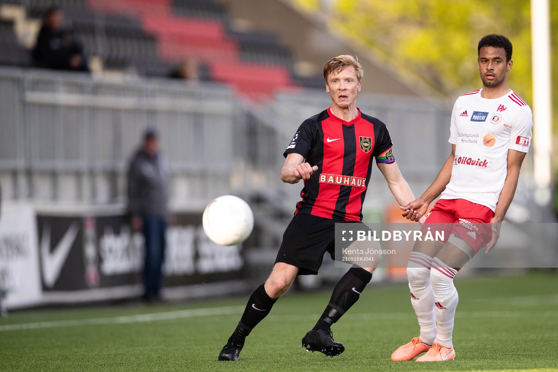Brommapojkarnas Gustav Sandberg Magnusson och Hudiksvalls