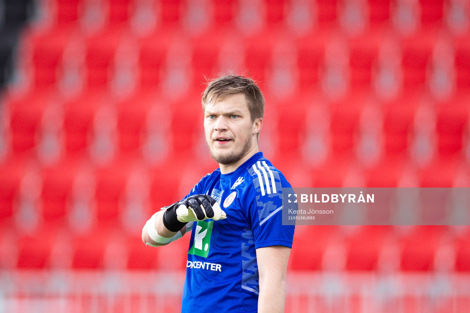 Hudiksvalls målvakt Simon Elgh