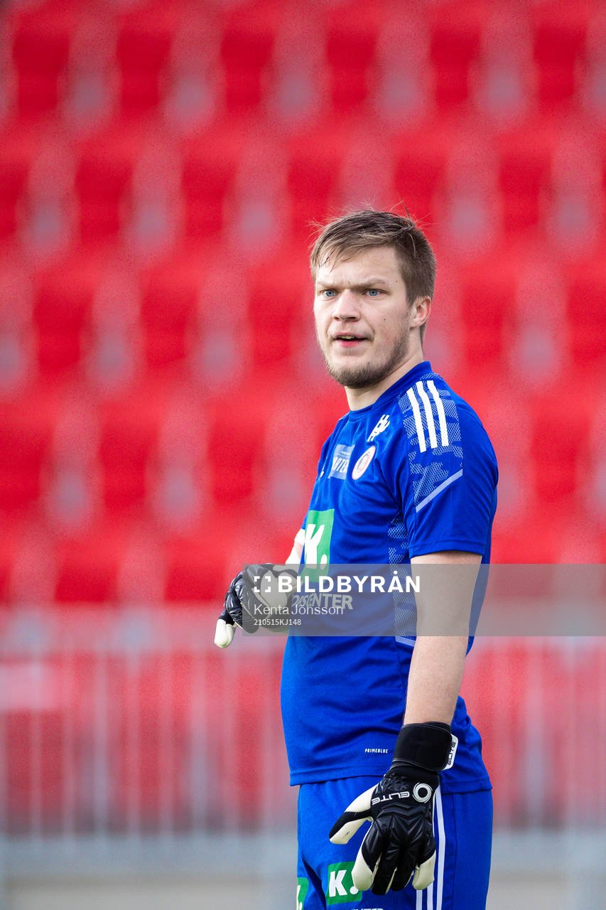 Hudiksvalls målvakt Simon Elgh