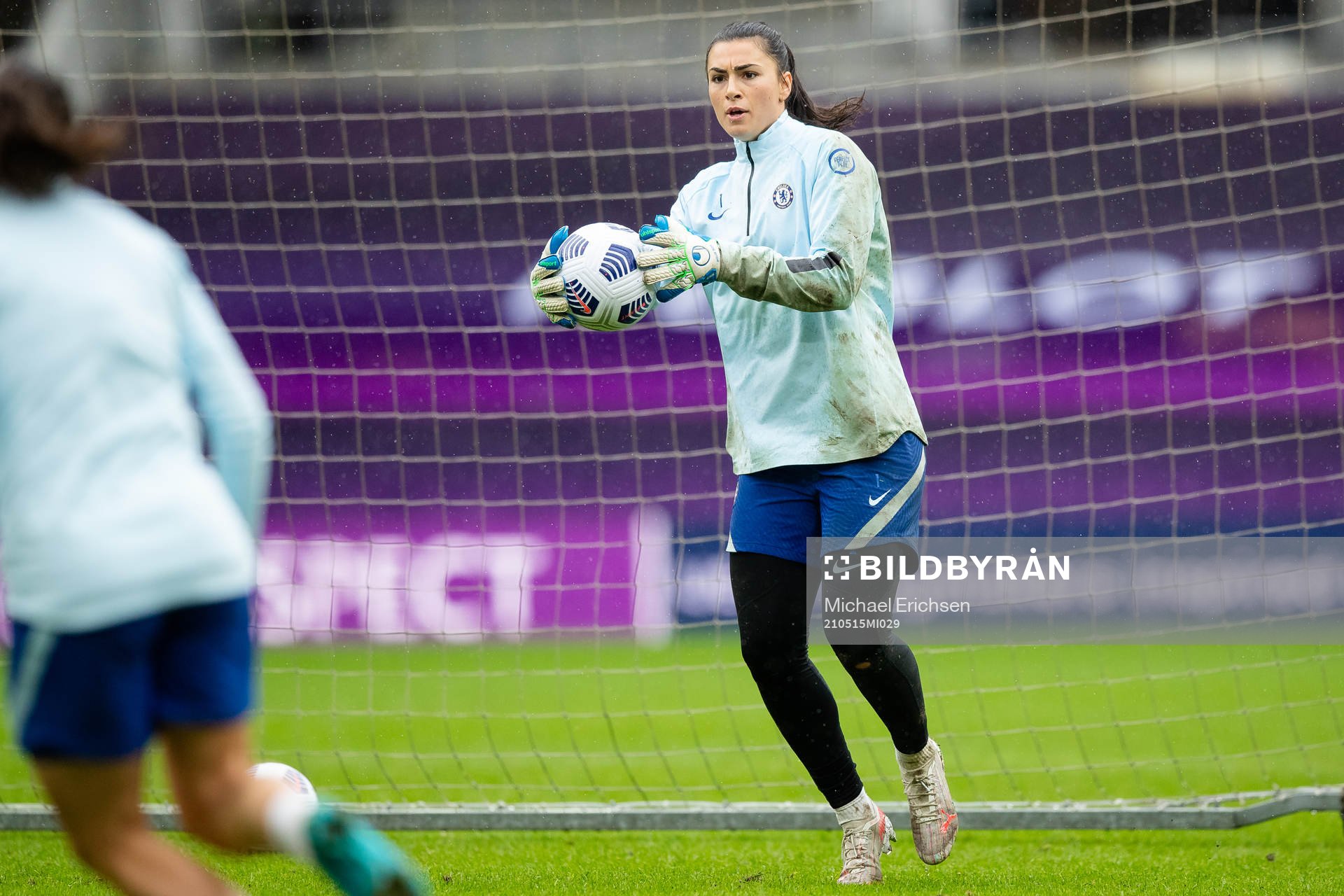 Goalkeeper Zecira Musovic of Chelsea