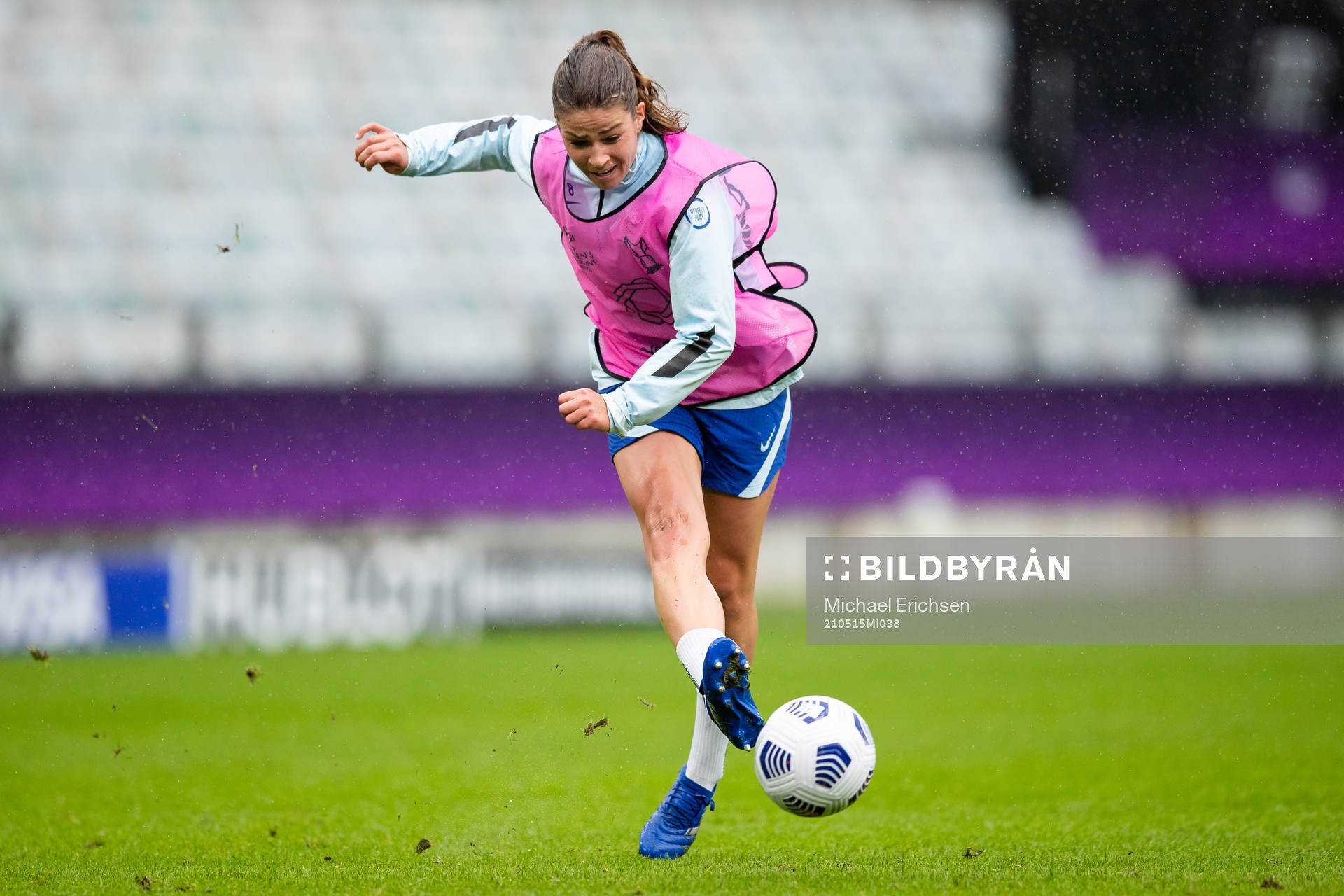 Melanie Leupolz of Chelsea during a training session with Chelsea on May 15, 2021 in Gothenburg. 