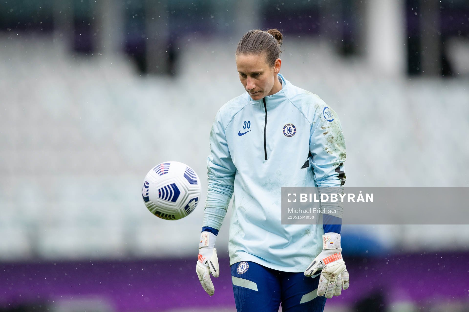 Goalkeeper Ann-Katrin Berger of Chelsea