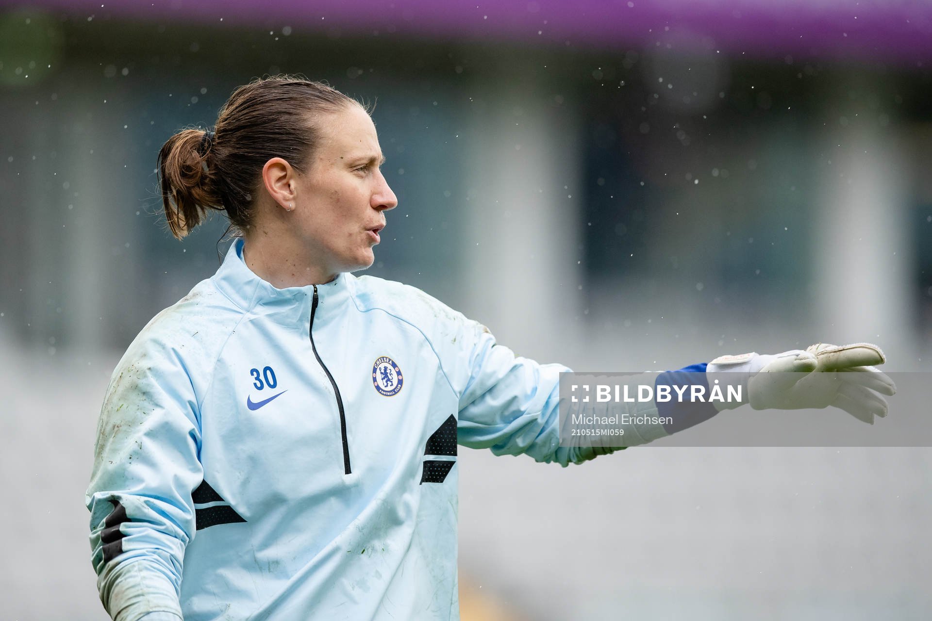 Goalkeeper Ann-Katrin Berger of Chelsea