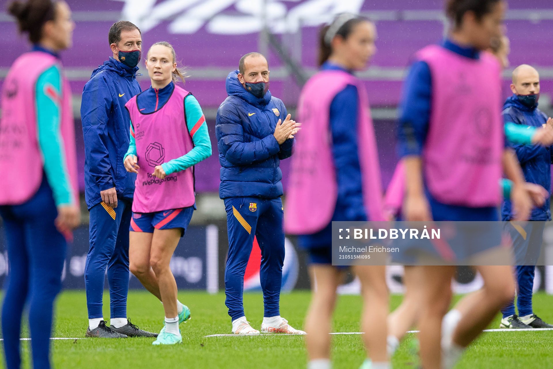 Coach Lluis Cortes of Barcelona