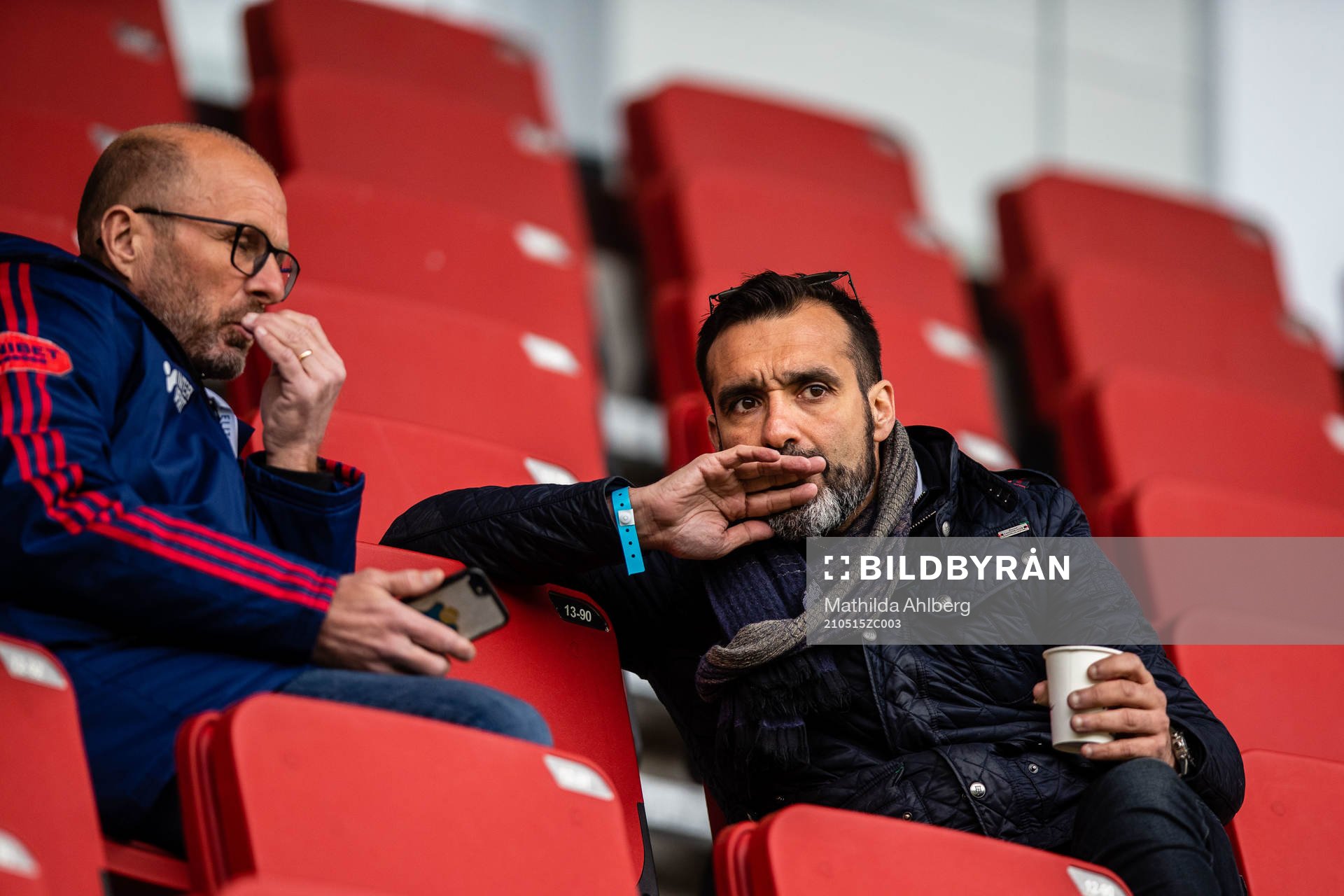 Helsingborgs styrelsemedlemmar Stavros Papadopoulos (t.h)