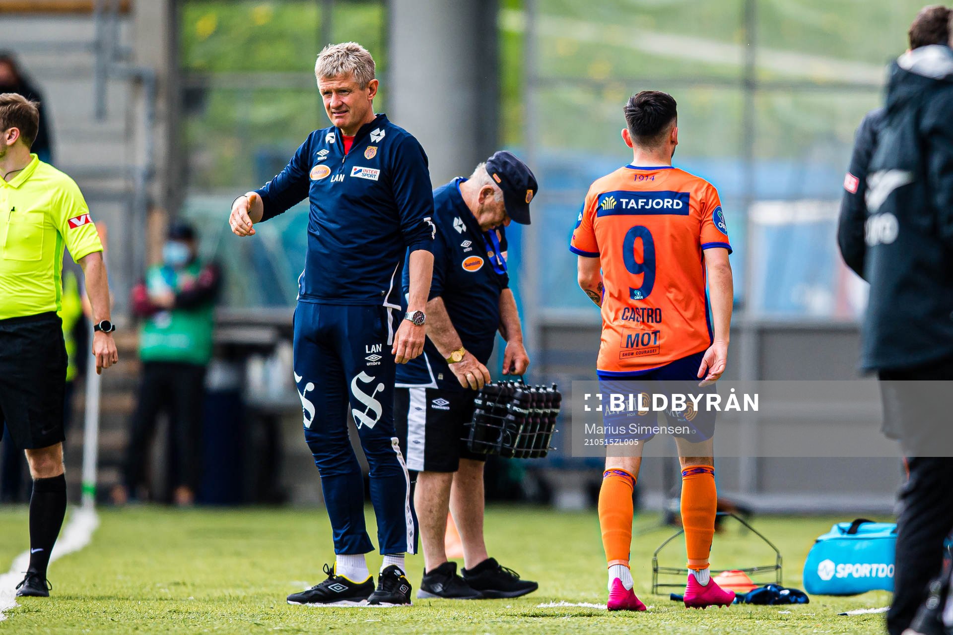 Lars Arne Nilsen, head coach of Aalesund, and Niklas