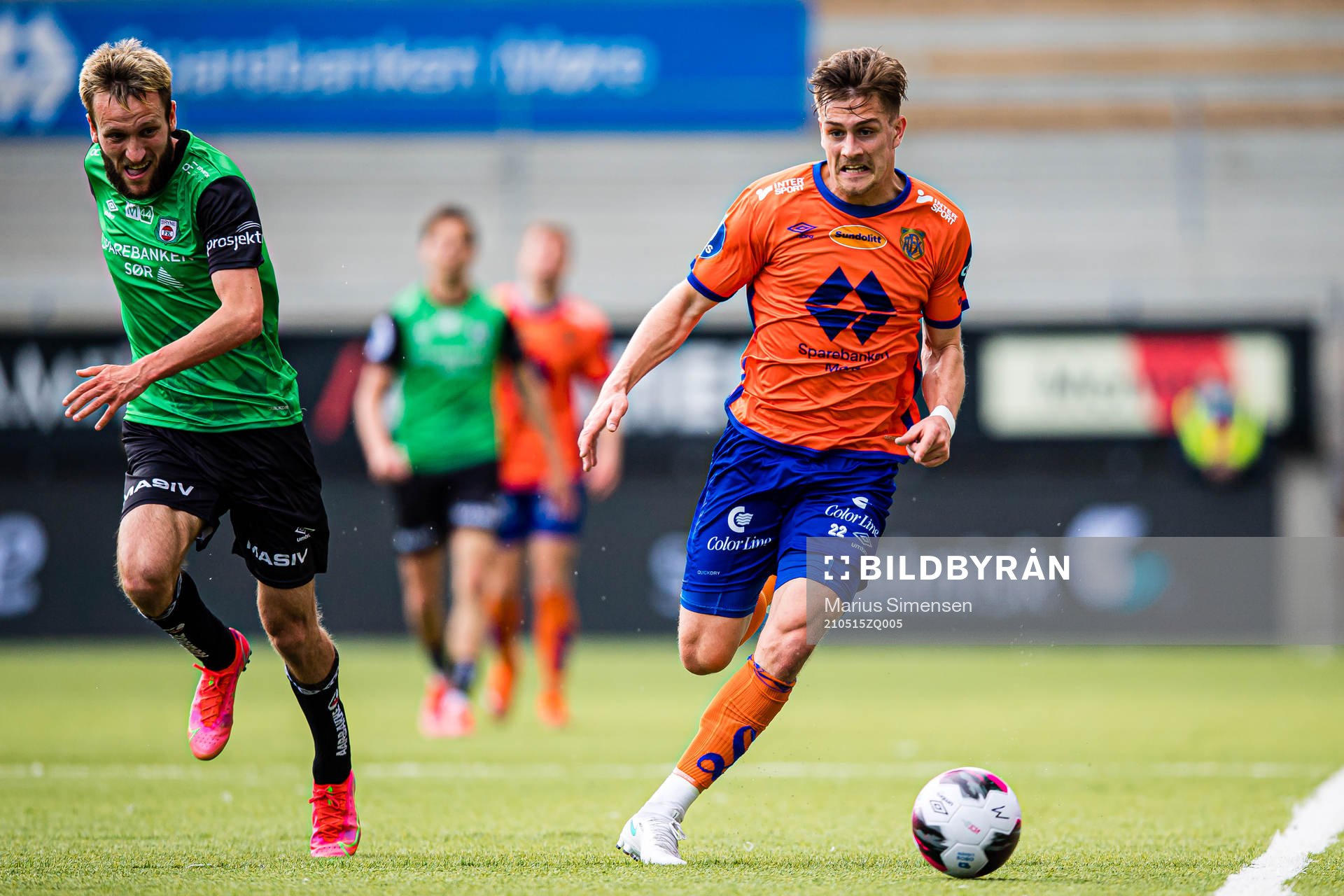 Joshua Paul Robson of Bryne and Sigurd Hauso Haugen of