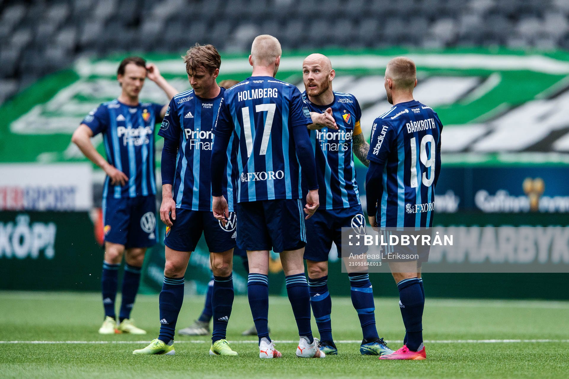 Djurgårdens Magnus Eriksson och Djurgårdens Kalle Holmberg