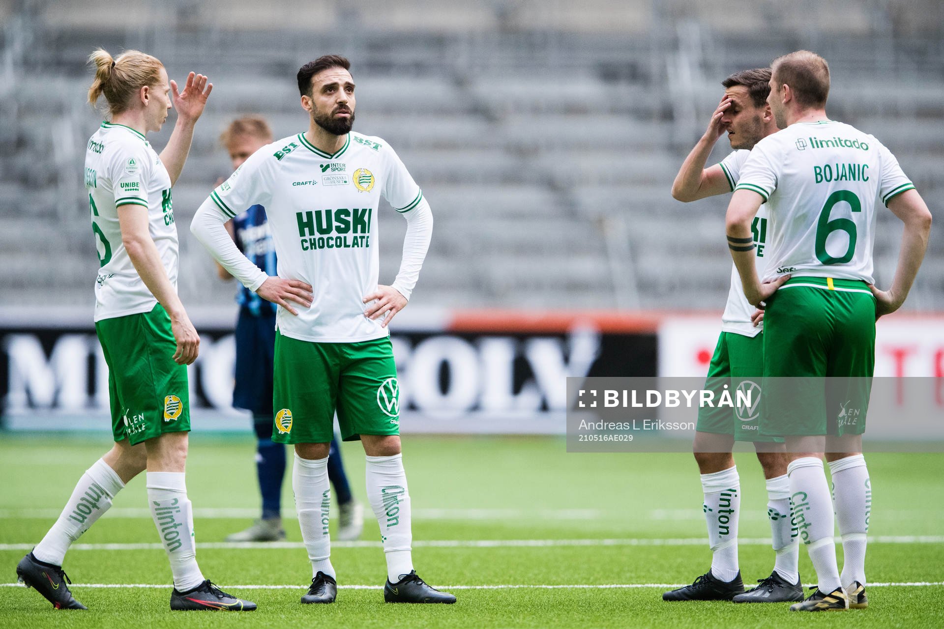 Hammarbys Gustav Ludwigson, Abdul Khalili, Jeppe Andersen