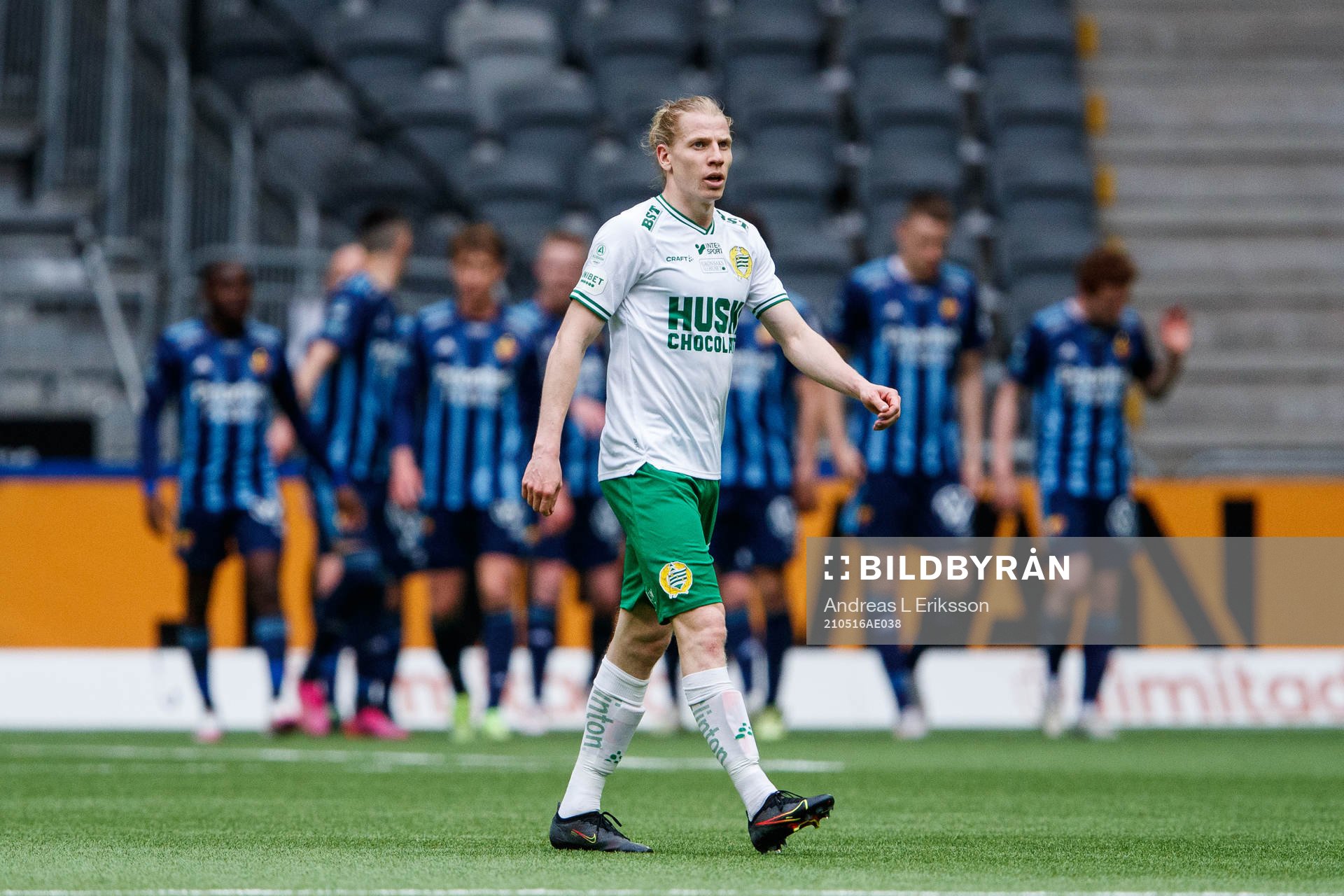 Hammarbys Gustav Ludwigson deppar