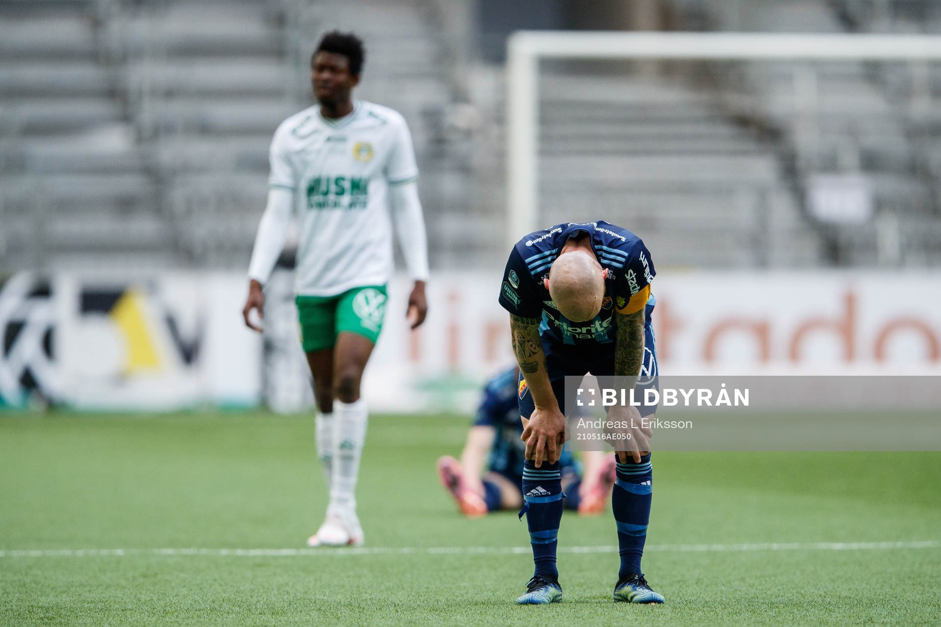 Djurgårdens Magnus Eriksson deppar