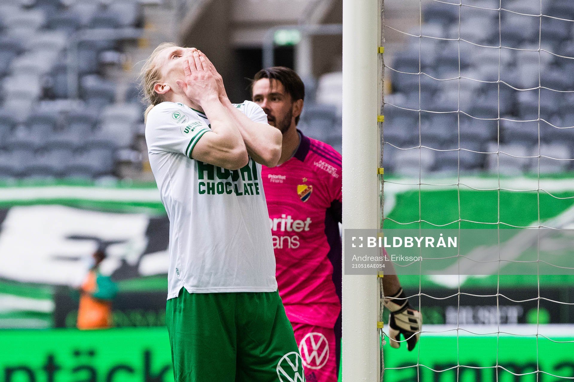 Hammarbys Gustav Ludwigson deppar