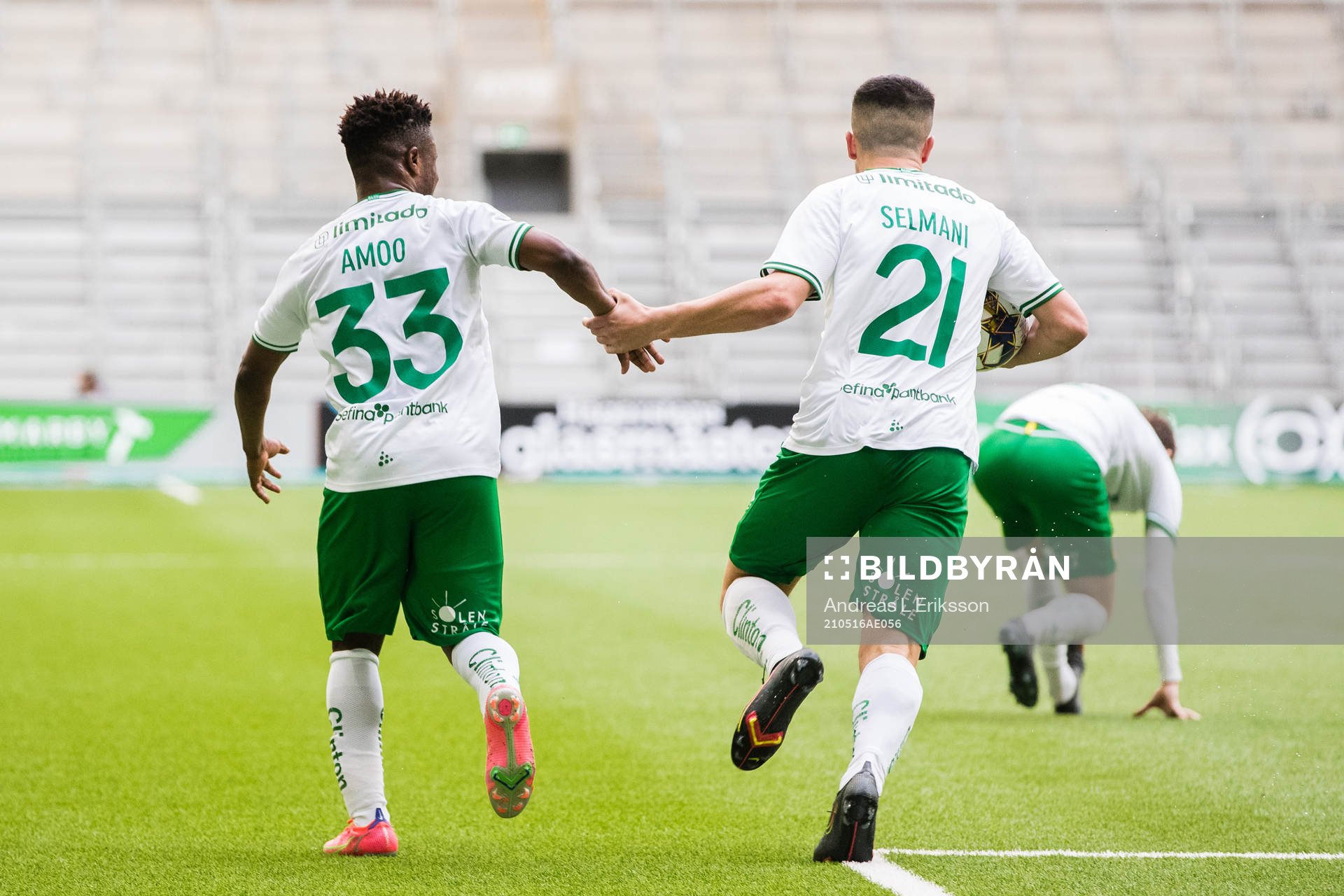 Hammarbys Akinkunmi Amoo och Astrit Selmani