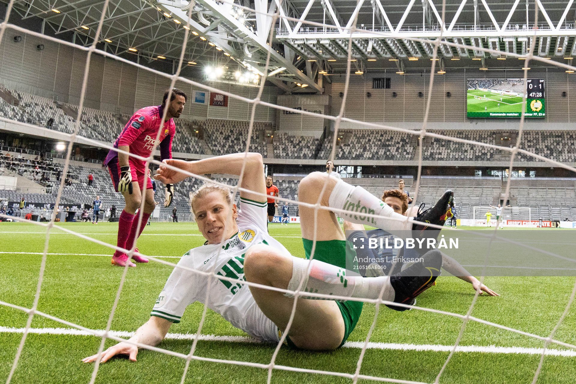Hammarbys Gustav Ludwigson kvitterar för Hammarbys till
