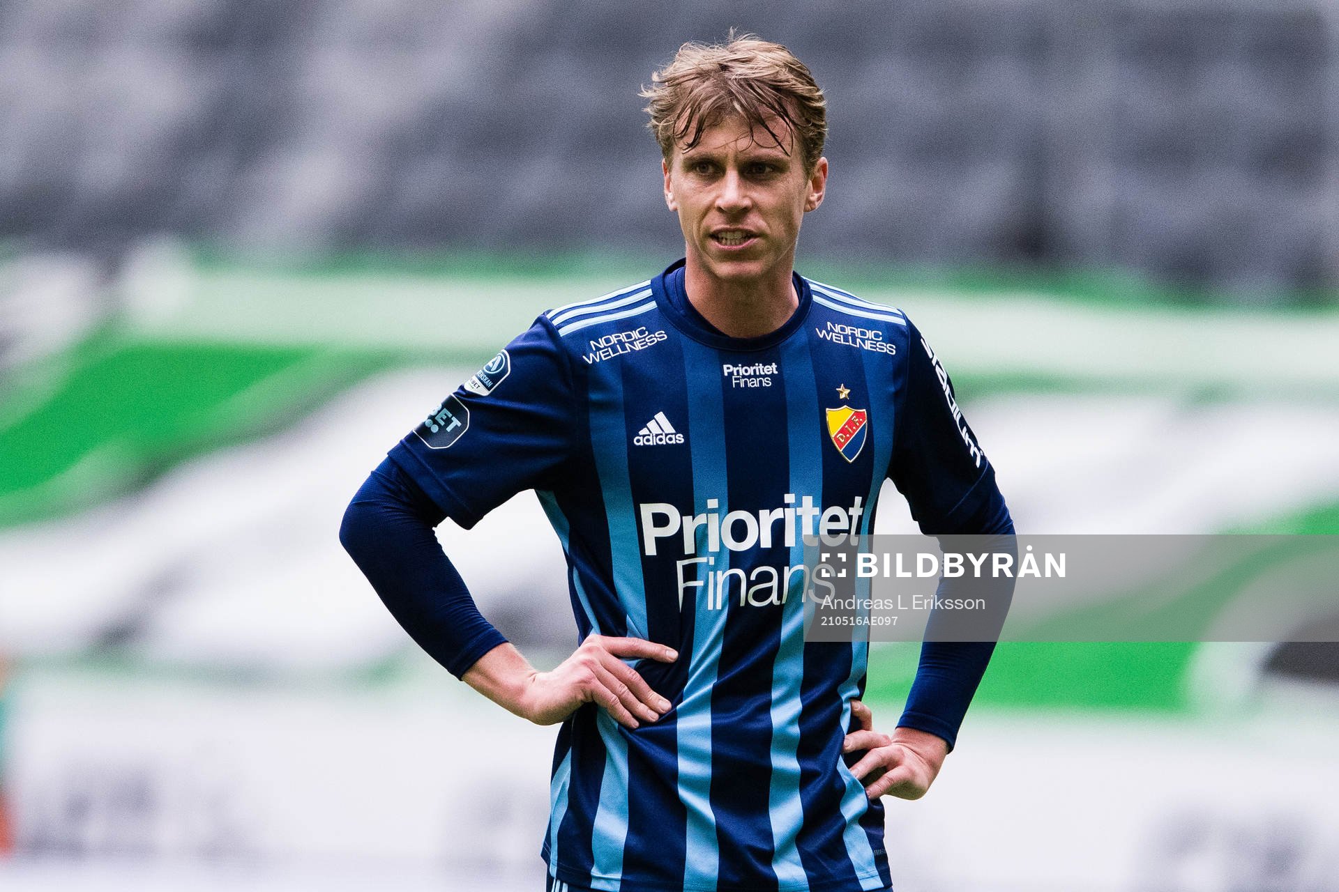 Djurgårdens Rasmus Schüller deppar