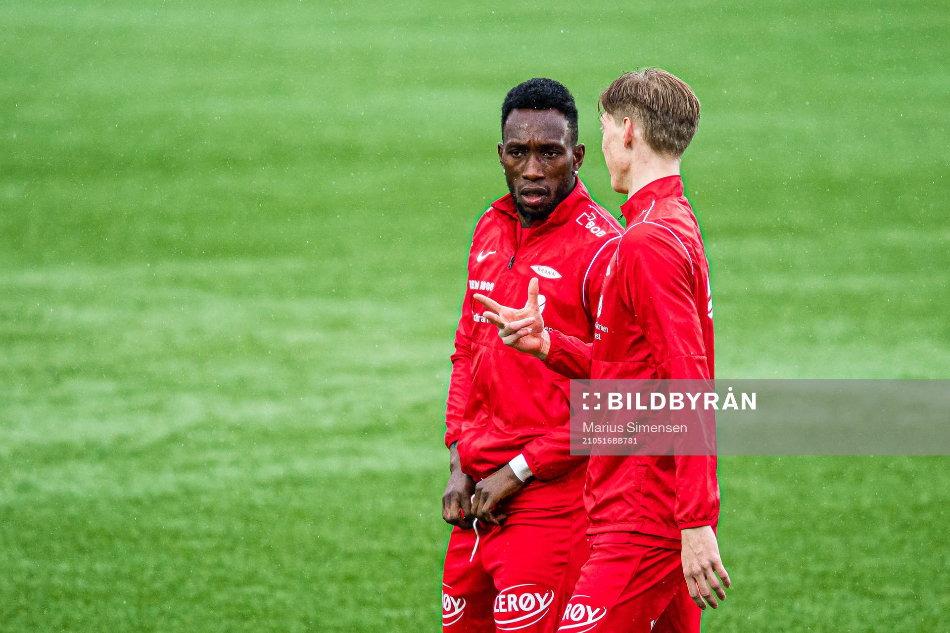 Karamoko Daouda Bamba and Ole Martin Lekven Kolskogen of