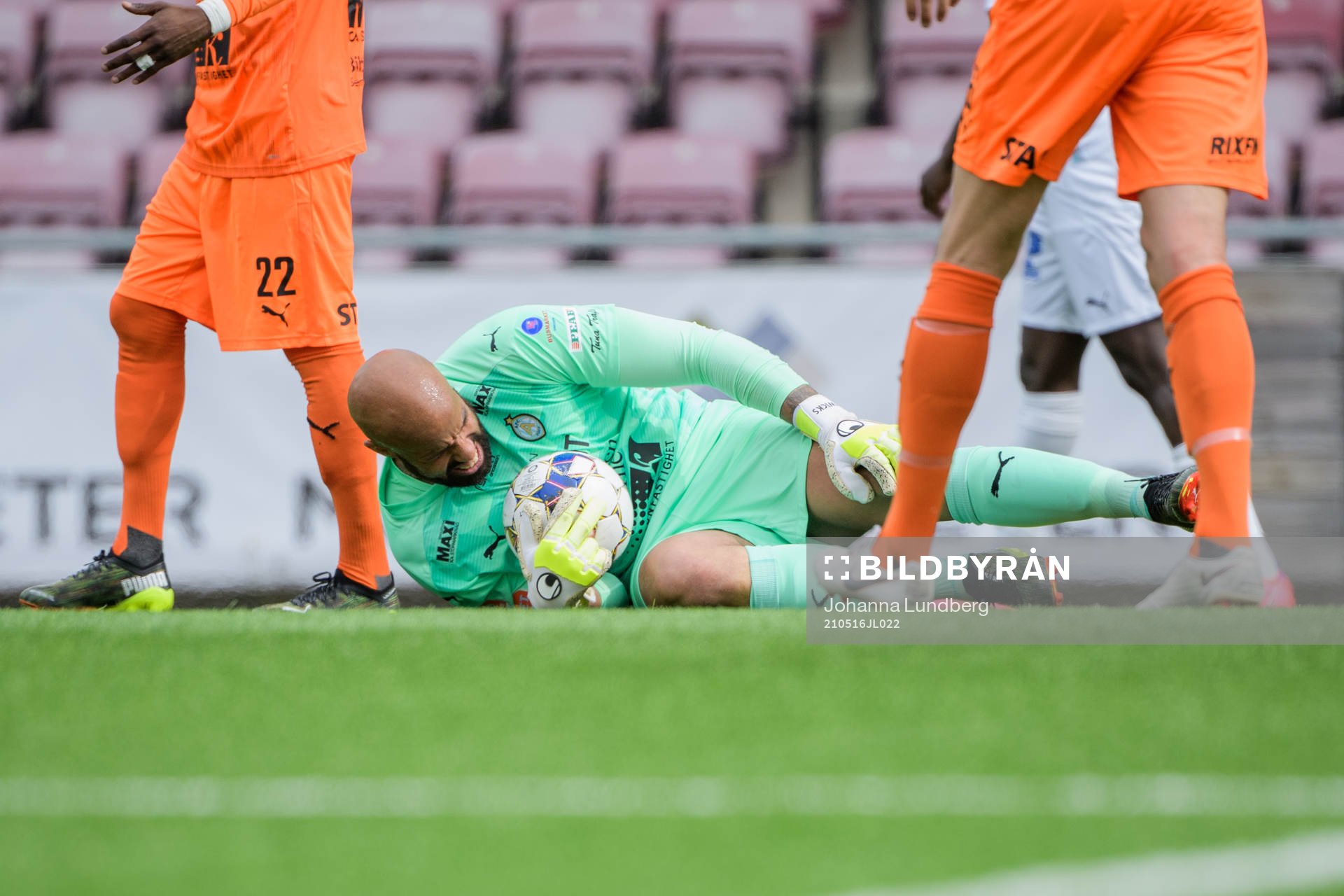 AFC Eskilstunas målvakt Joshua Wicks