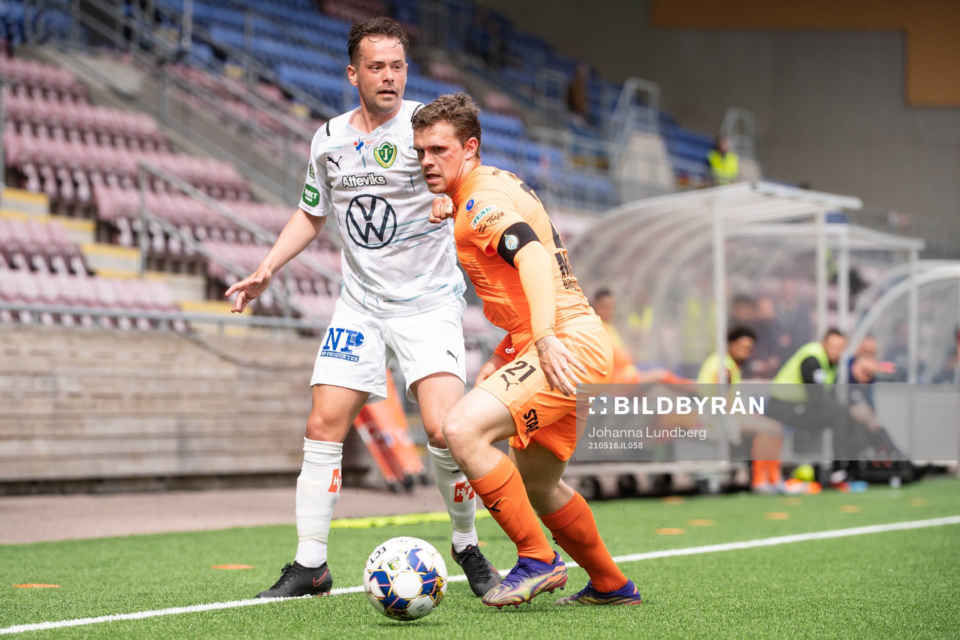 Jönköpings Fredric Fendrich och AFC Eskilstunas Jesper