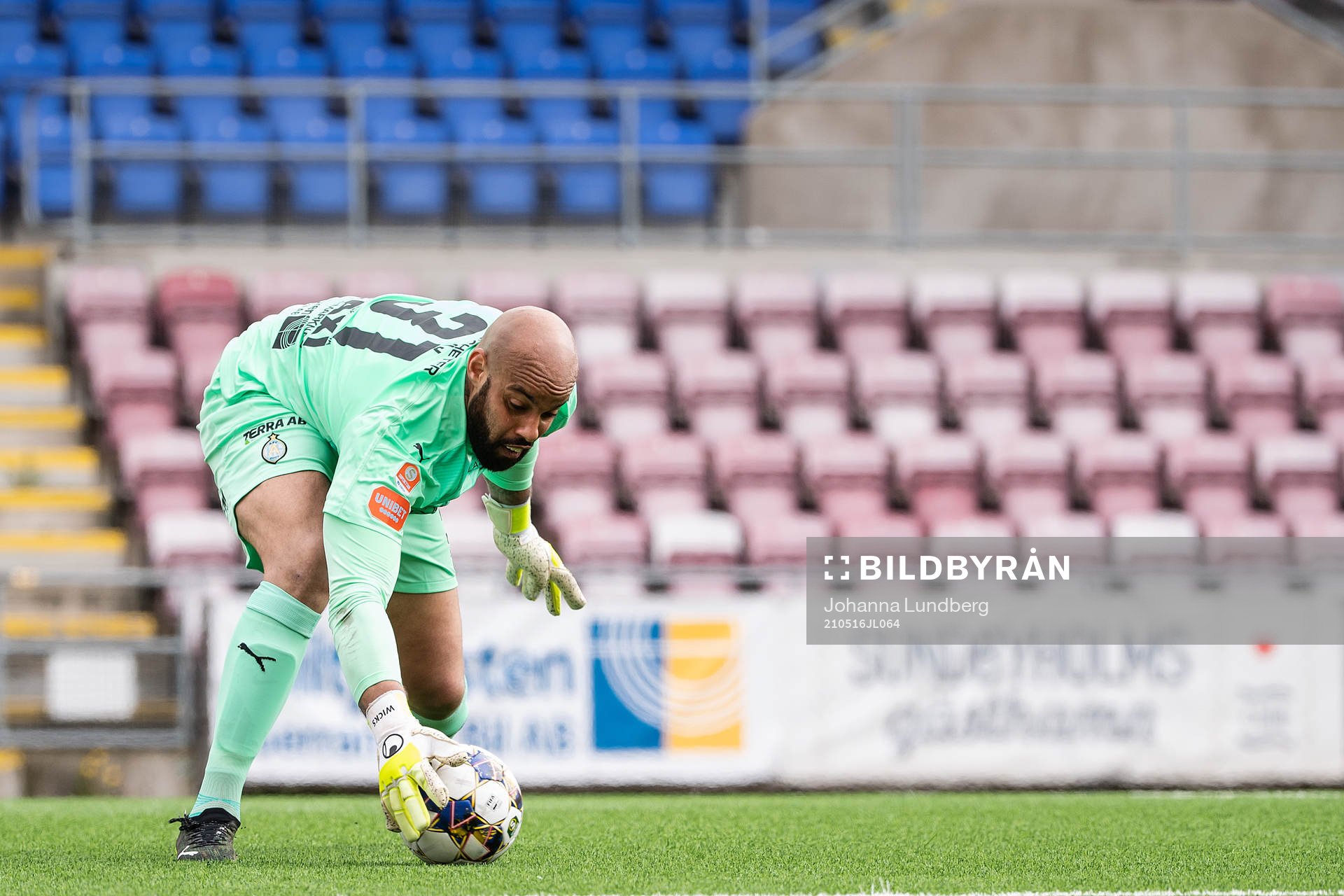 AFC Eskilstunas målvakt Joshua Wicks