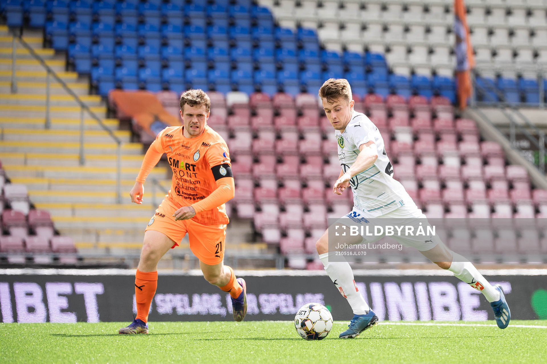 AFC Eskilstunas Jesper Manns och Jönköpings Daniel