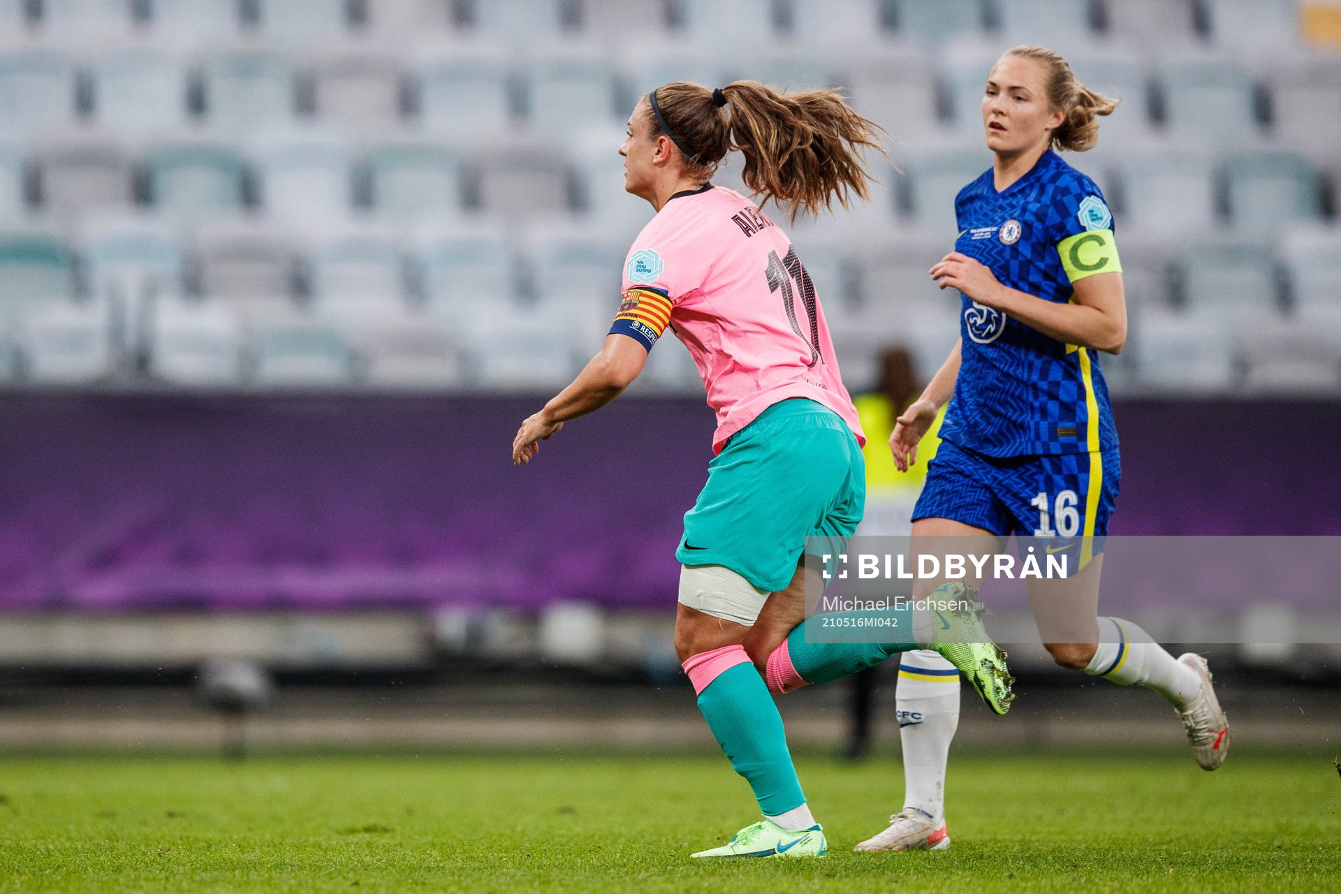 Alexia Putellas of Barcelona celebrates