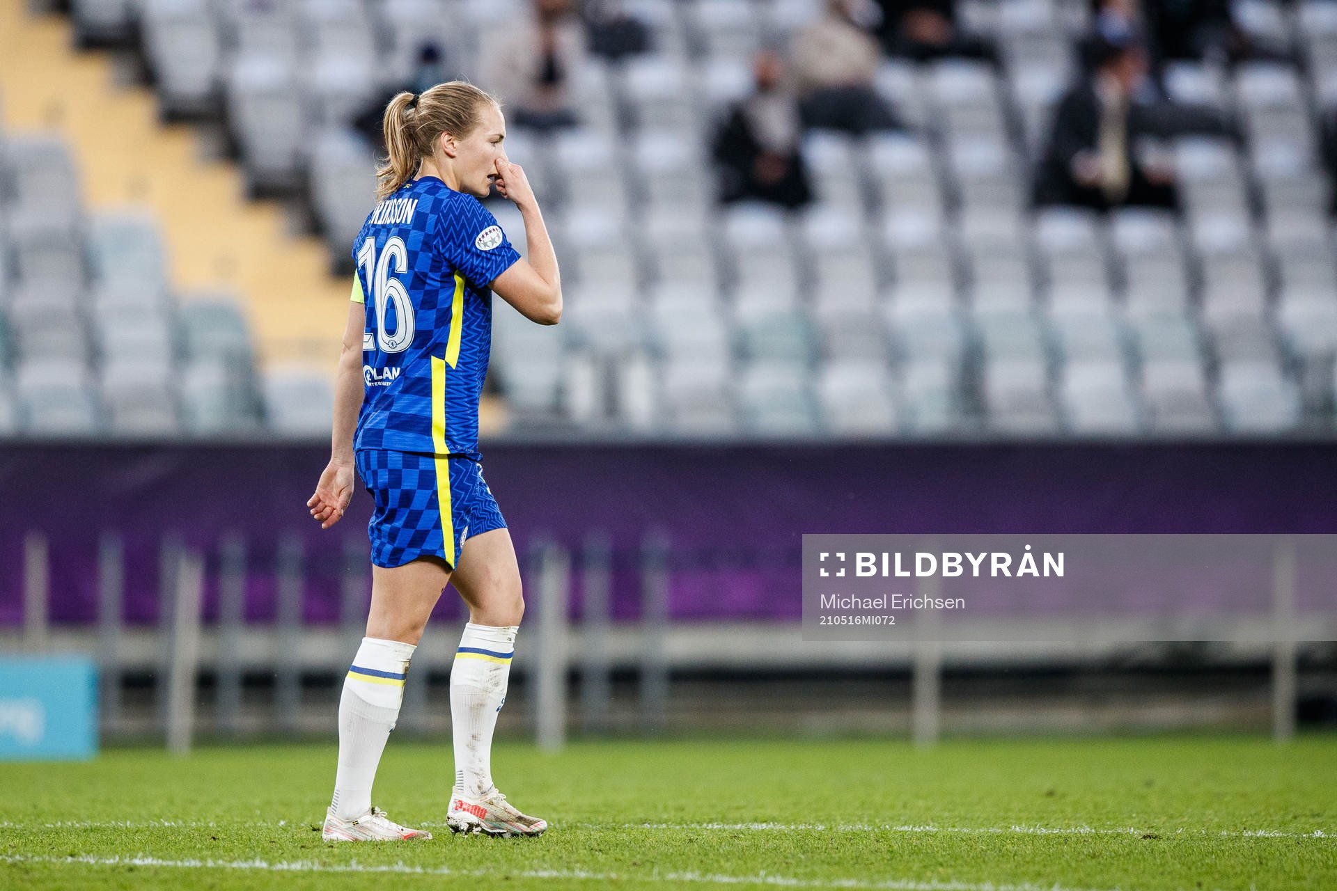 Magdalena Eriksson of Chelsea looks dejected